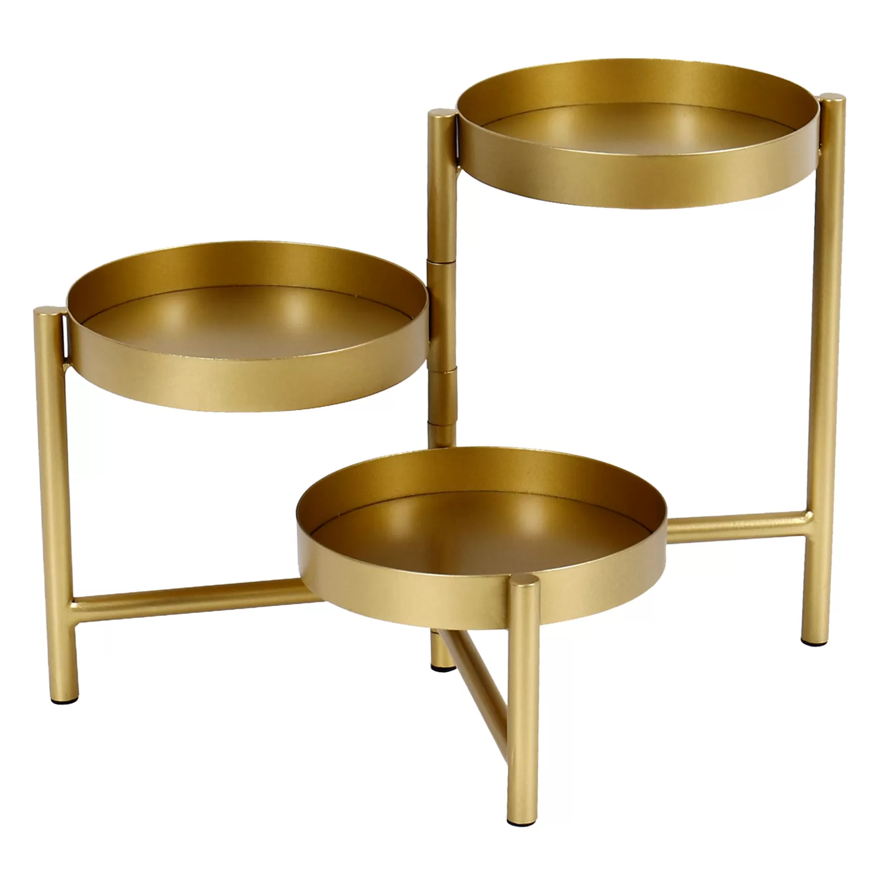 * 10In Metal 3 Tier Floding Stand Opening Sales Clearance