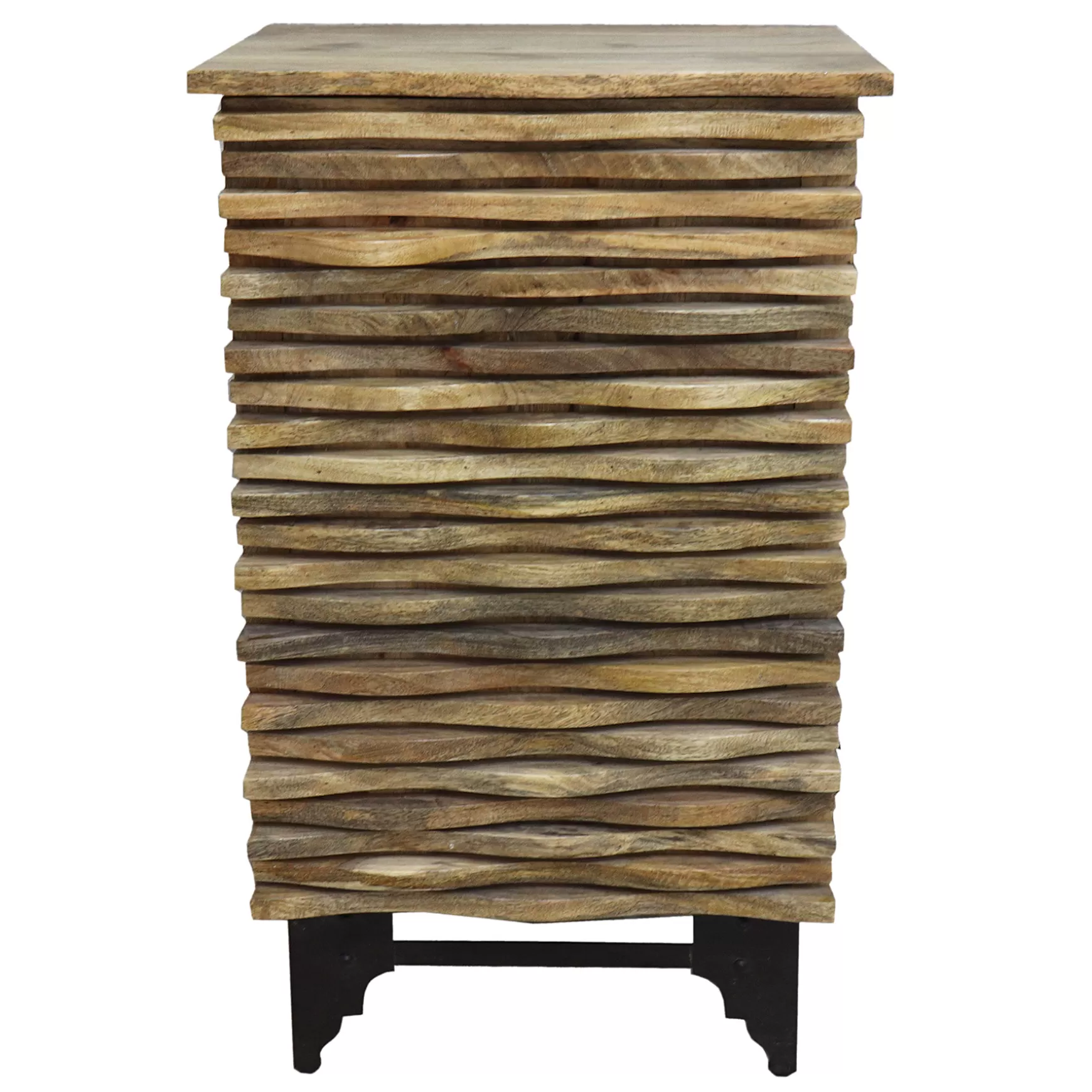 * 1-Door Wave Wood Cabinet Fashion Flash Sale