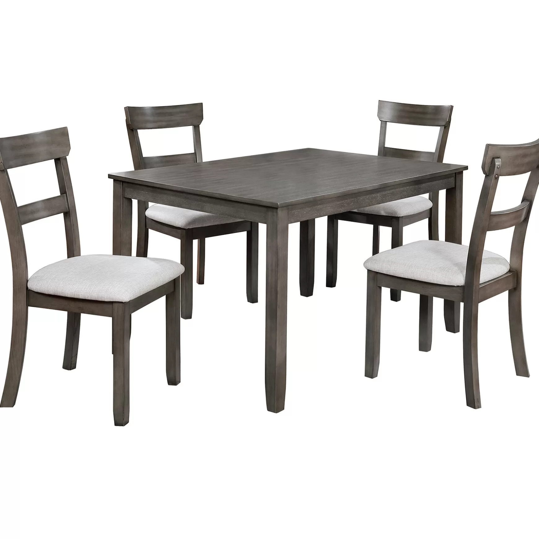 * 5-Piece Henderson Grey Dining Table Set Discount Online Discount