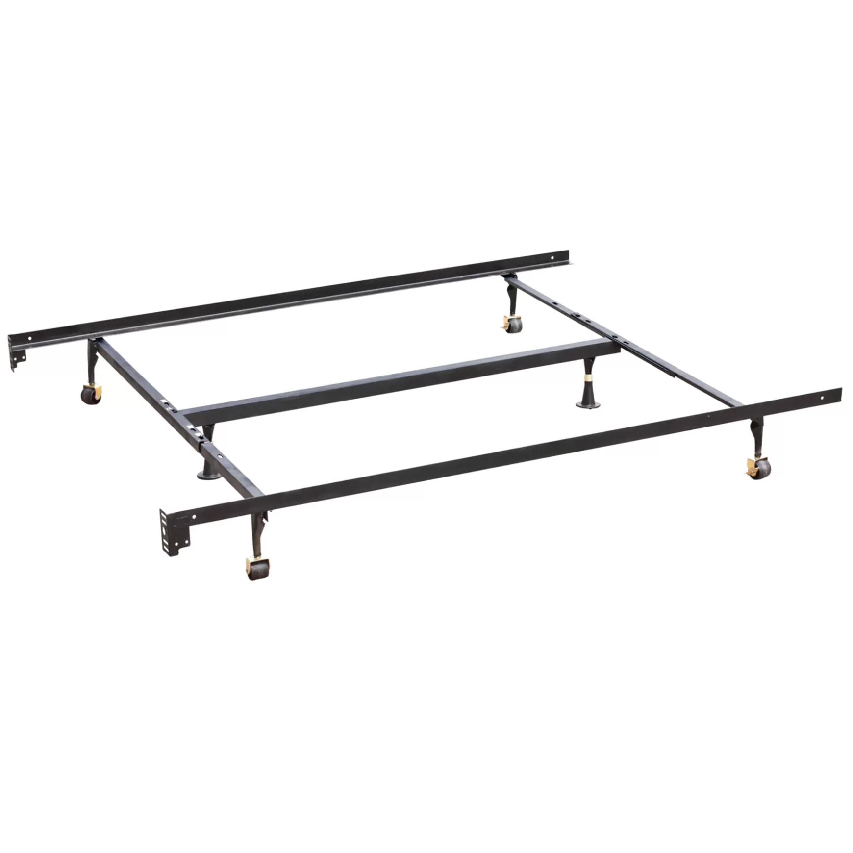 * Adjustable Metal Mattress Frame, Queen/King Less Expensive Shop