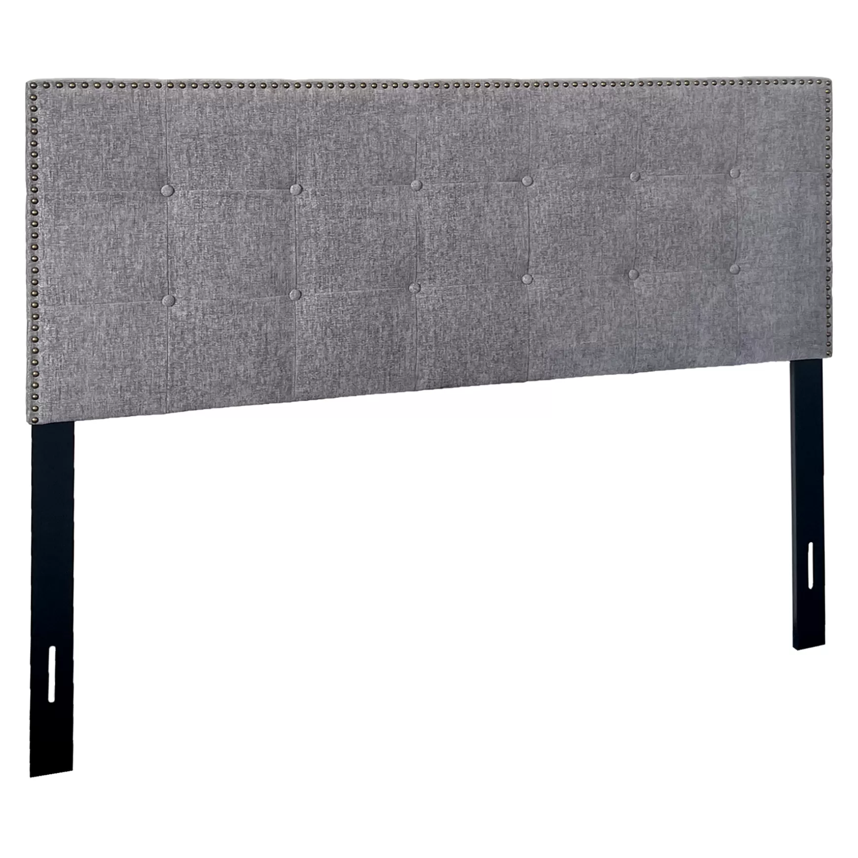 * Brian Cement Grey Headboard, Queen Less Expensive Clearance