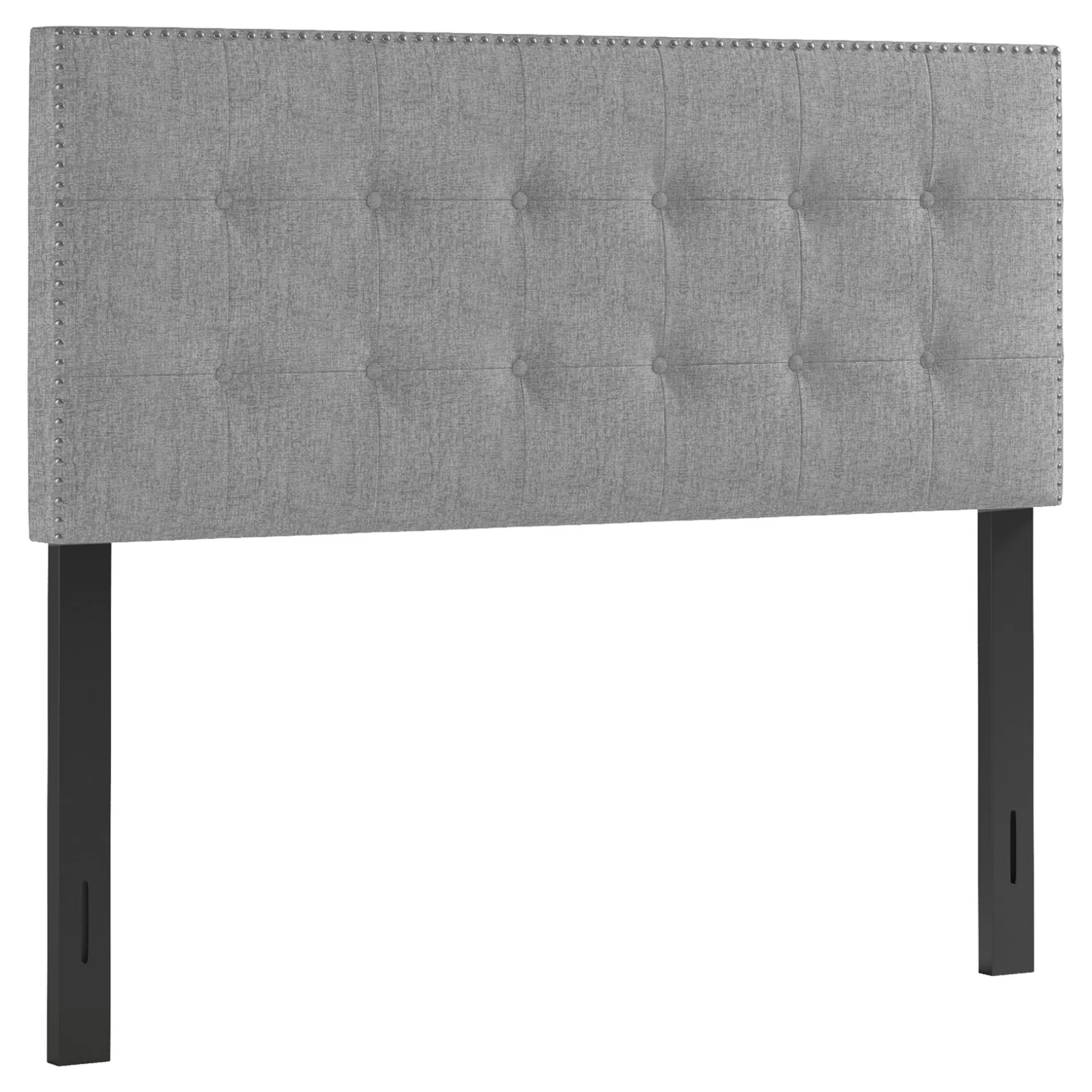 * Brian Grey Tufted Headboard, Queen Bargain Sale Hot