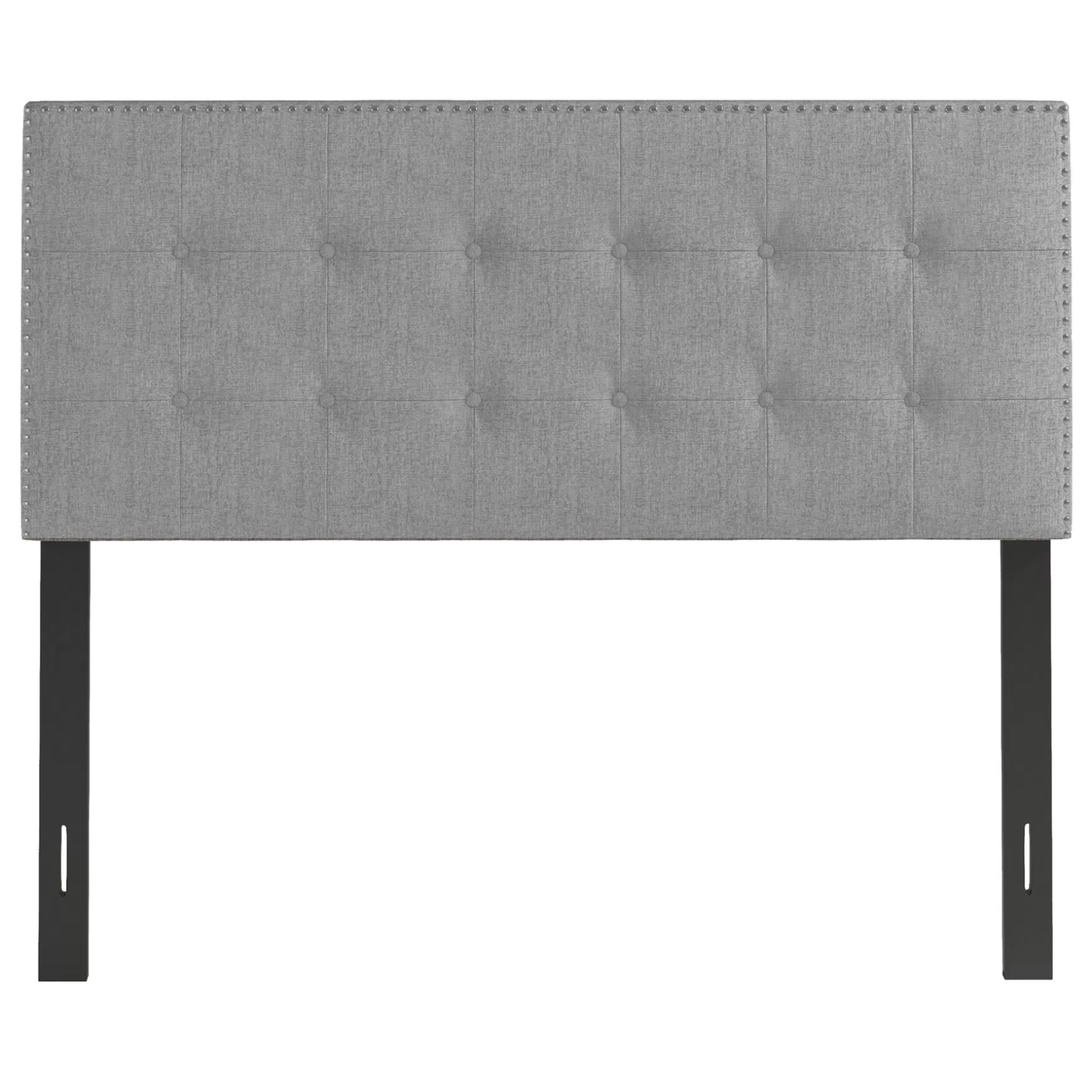 * Brian Grey Tufted Headboard, Queen Bargain Sale Hot