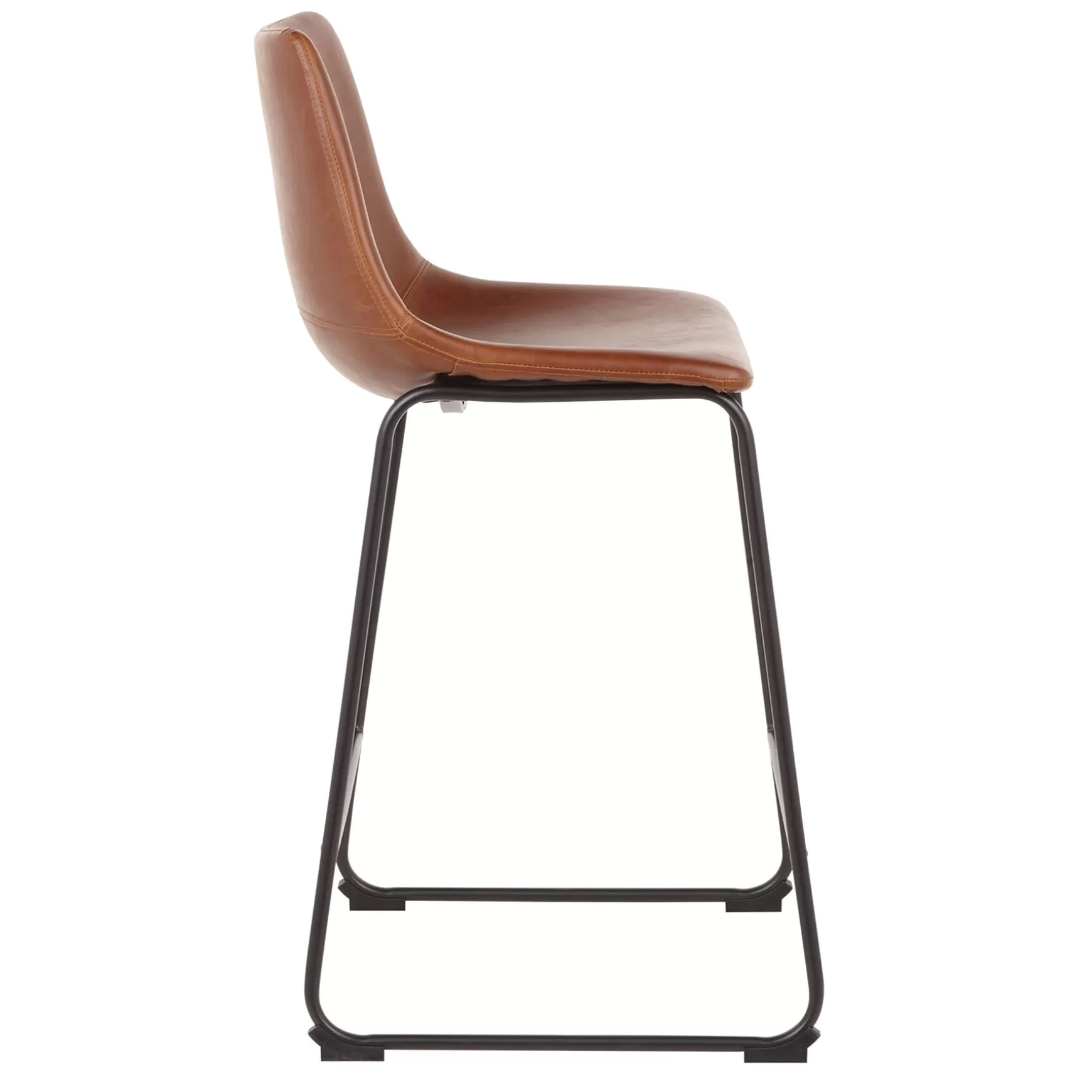 * Drake Cognac Modern Industrial Faux Leather Barstool, 30 Less Expensive Hot