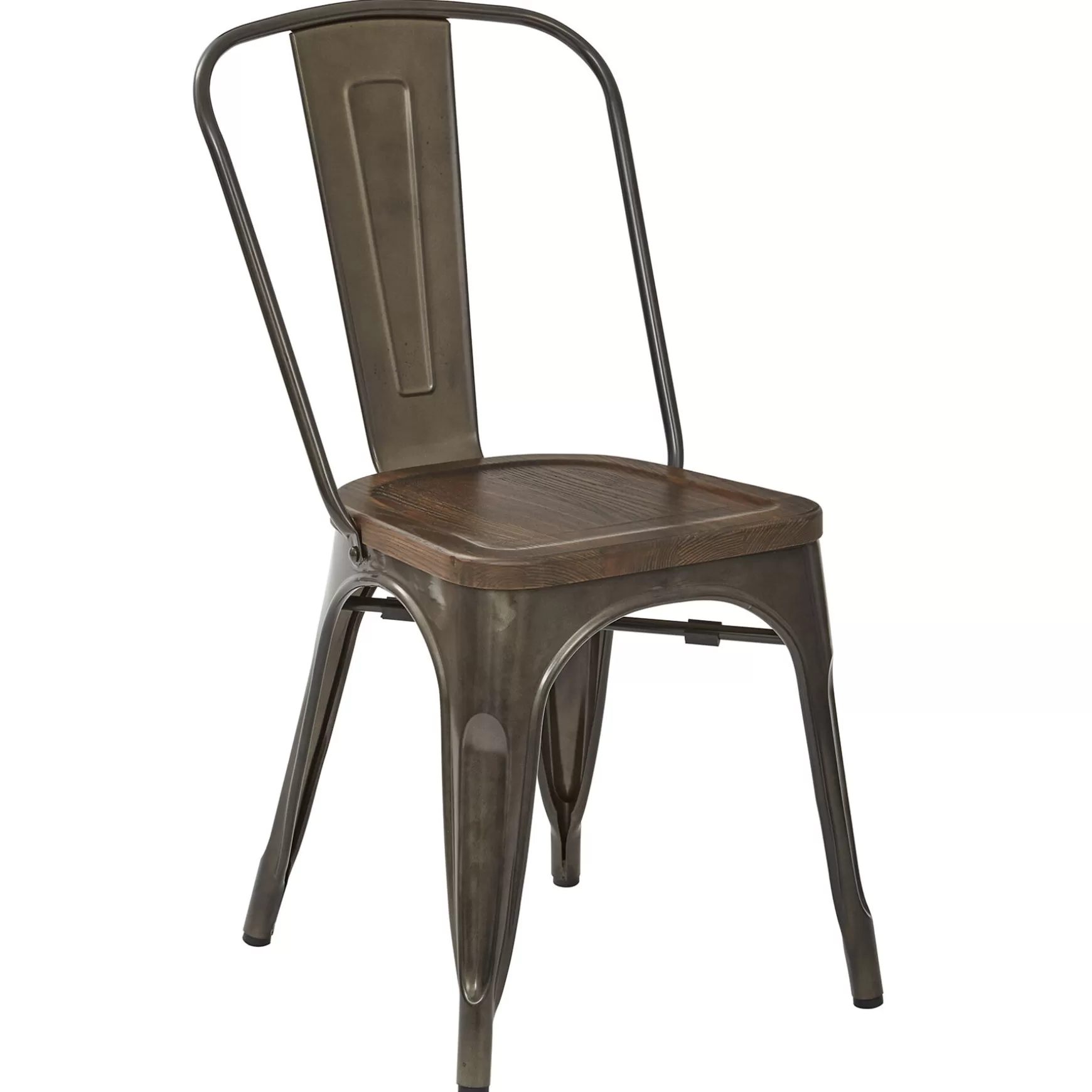 * Dublin Metal & Ash Wood Dining Chair Cheaper Store