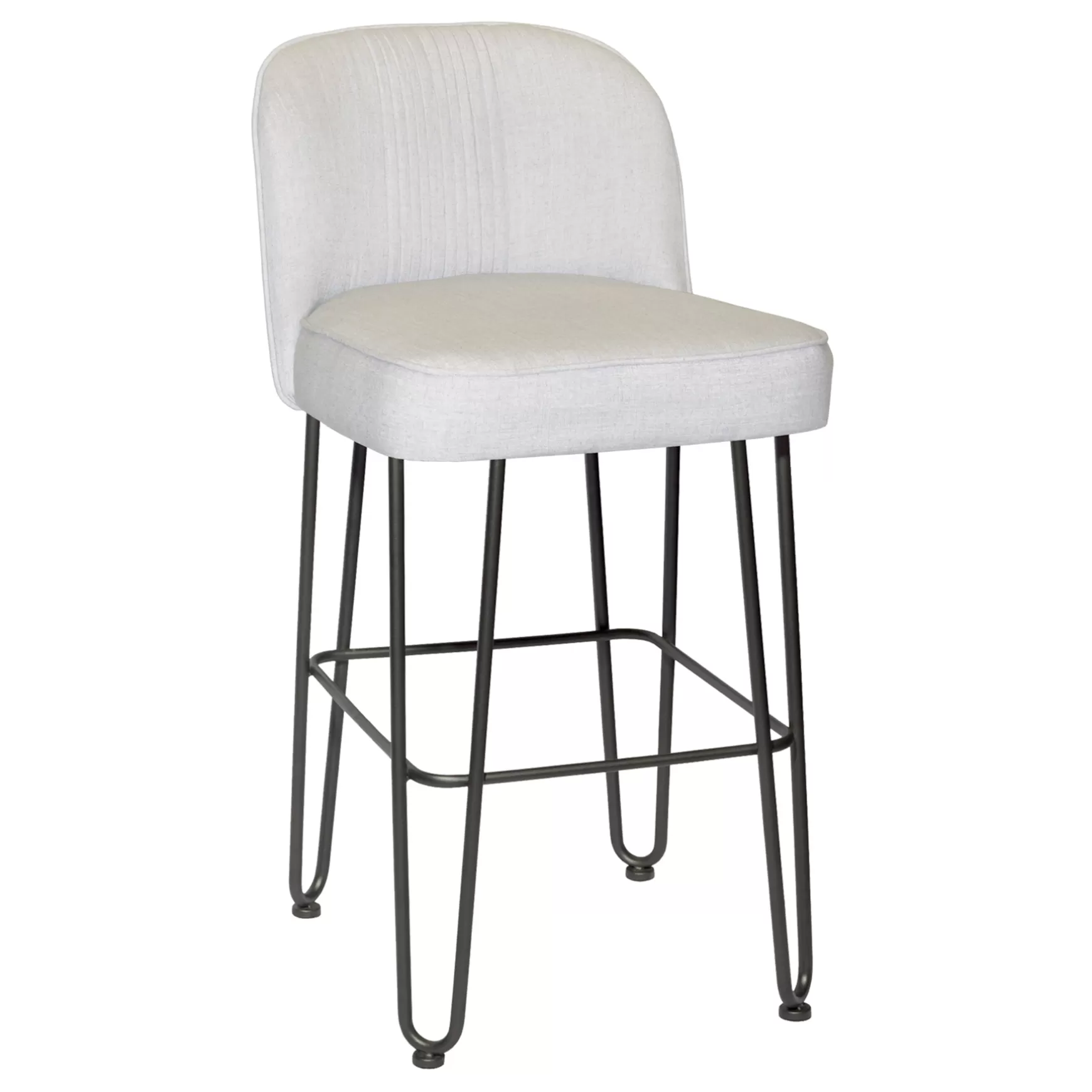 * Ellen Light Grey Barstool, 30 Clearance New