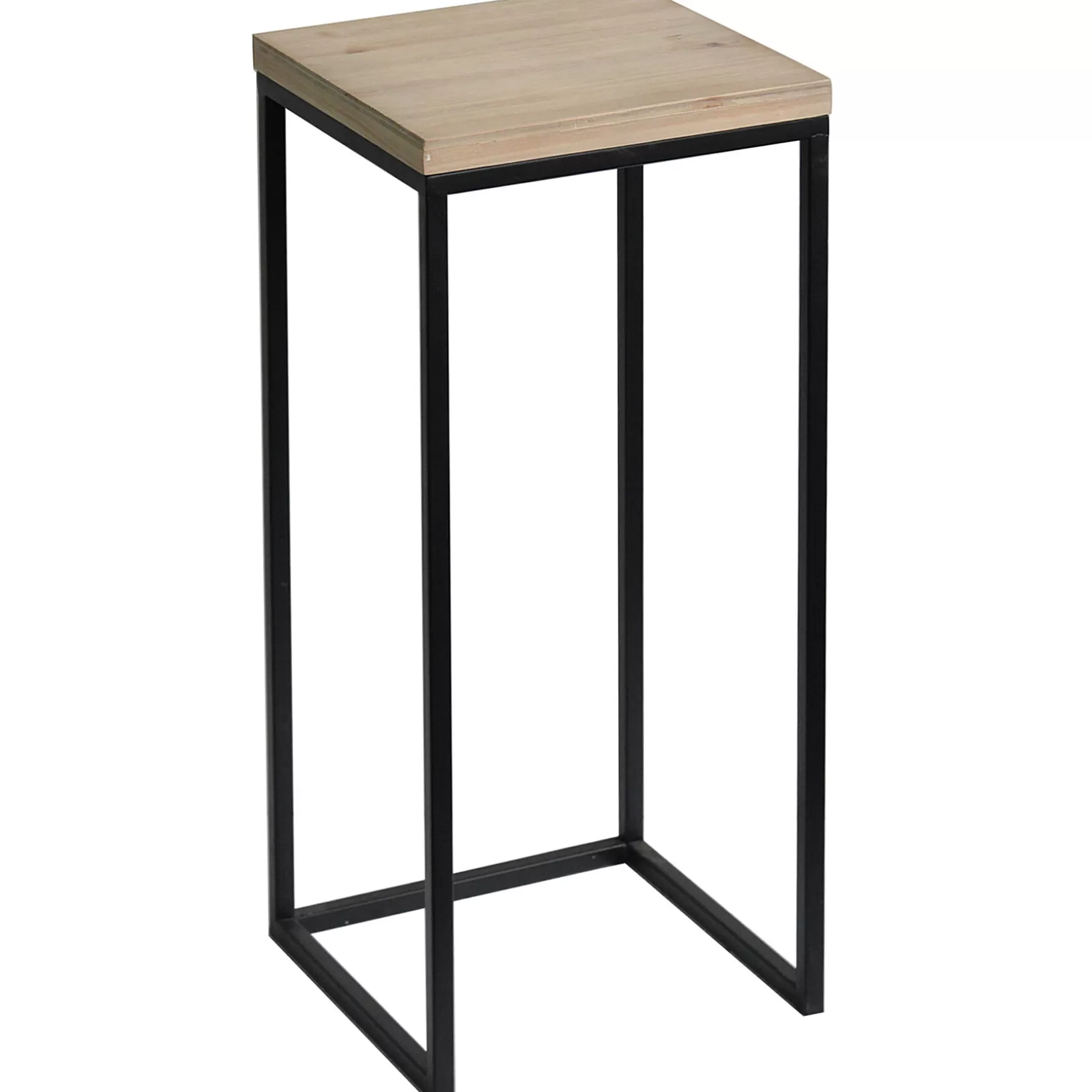 * Fiona Wood Top Plant Stand With Metal Base, Large Discount Online Outlet