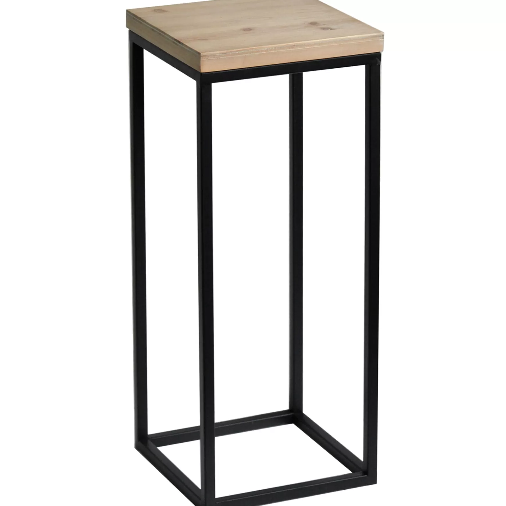 * Fiona Wood Top Plant Stand With Metal Base, Small Outlet Online