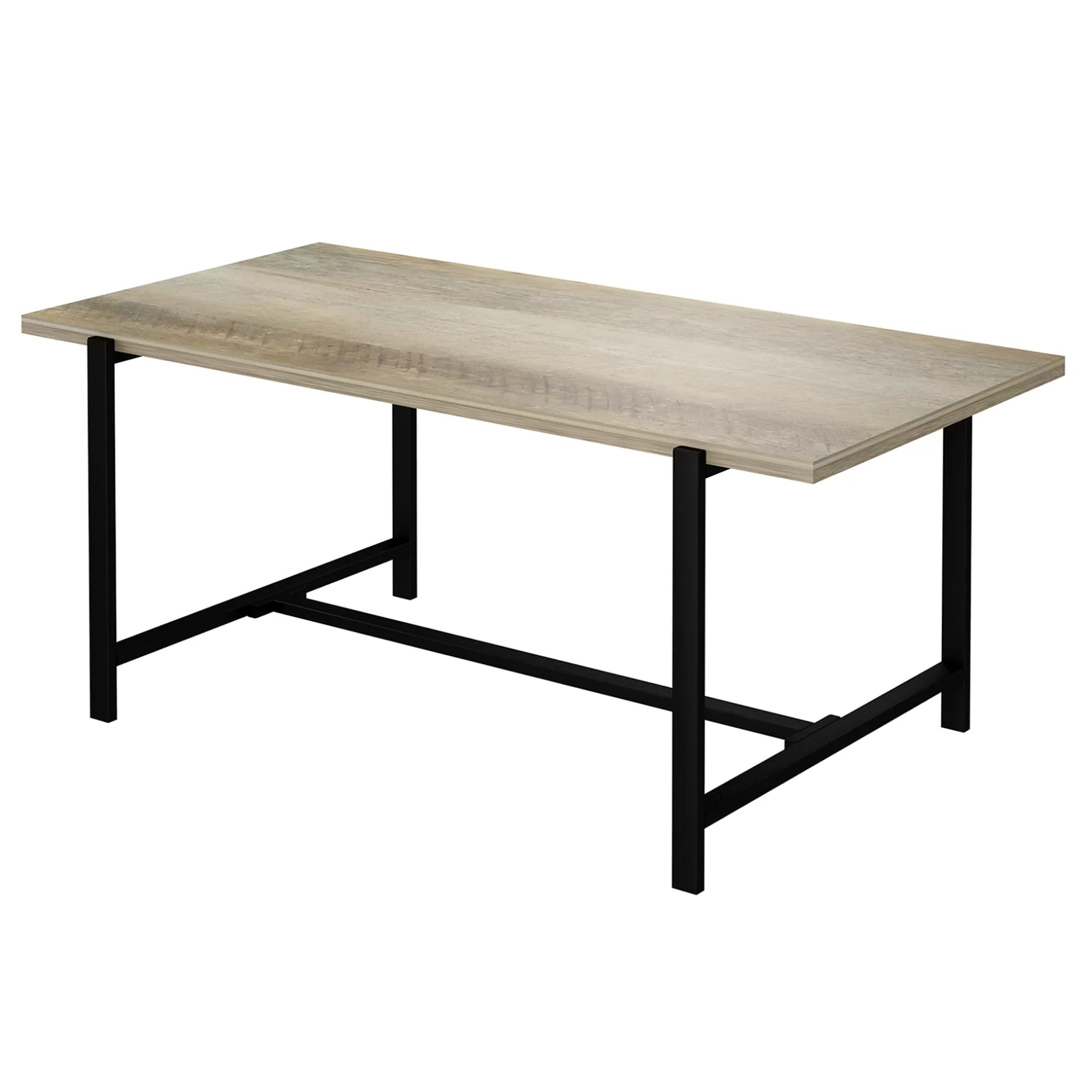* Found & Fable Loggy Wood & Metal Dining Table, 71 Good Quality Sale