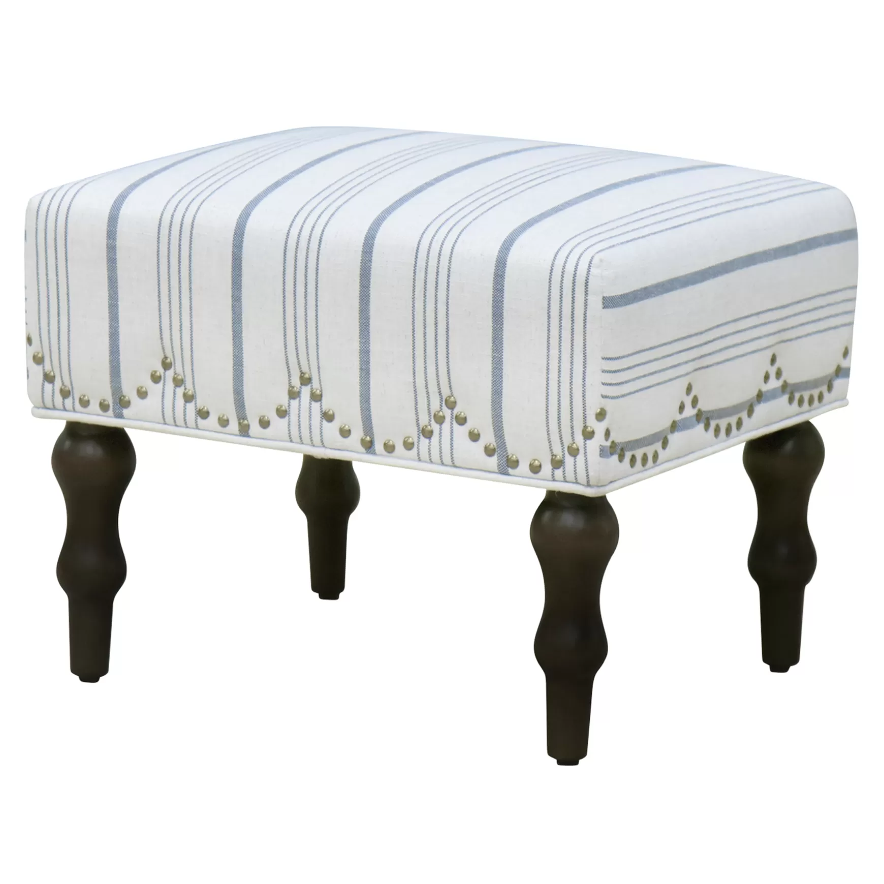 * Grace Mitchell Olivia Scalloped Ottoman Flash Sale Flash Sale