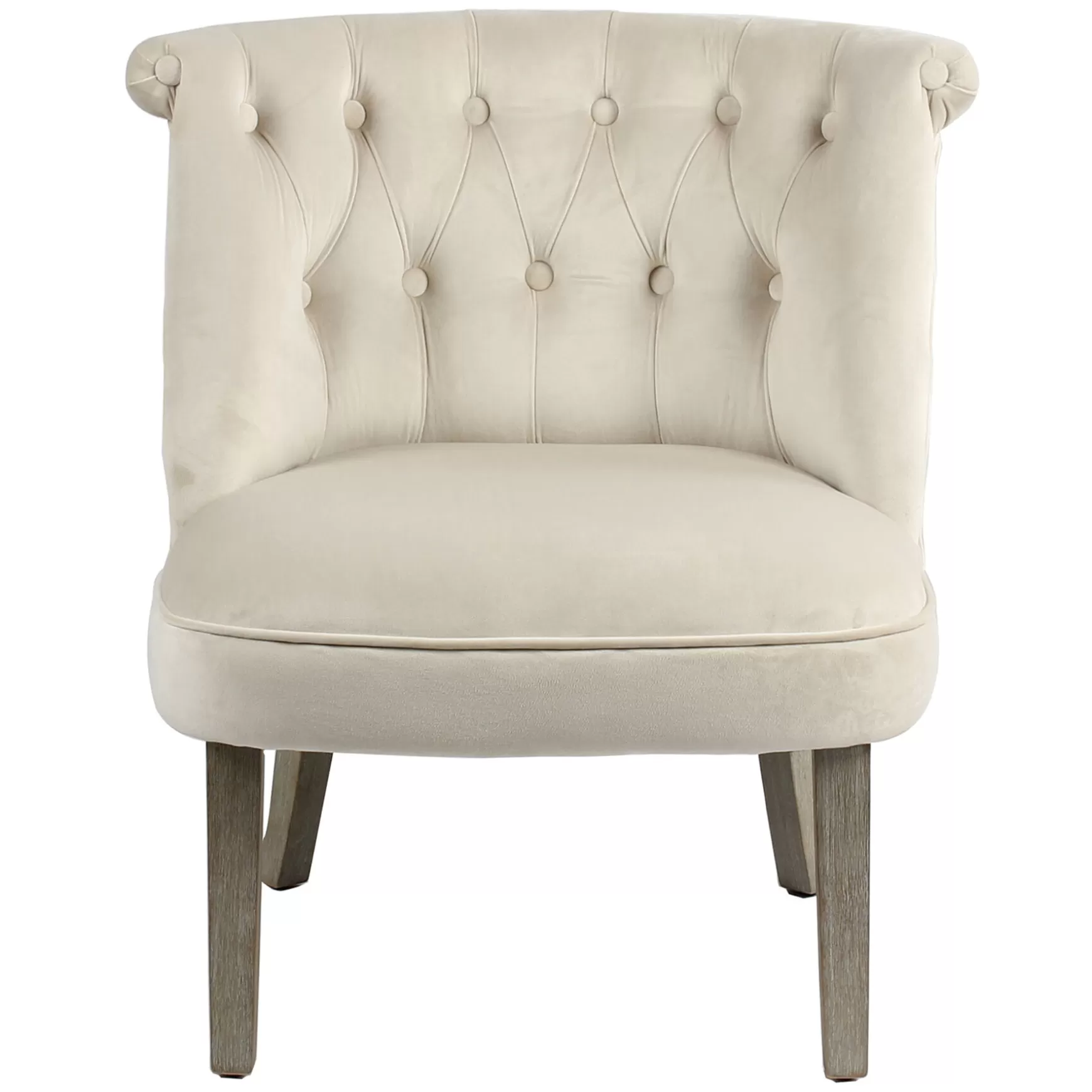 * Grace Mitchell Roxanne Ivory Accent Chair Featured New