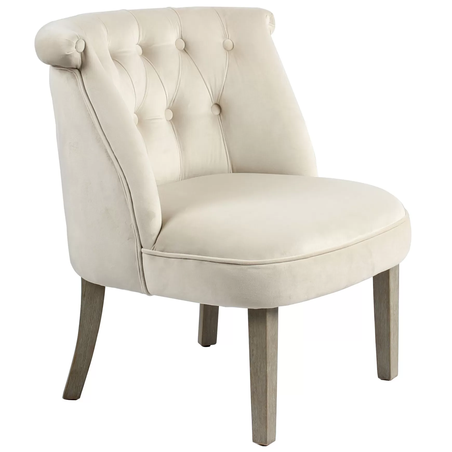 * Grace Mitchell Roxanne Ivory Accent Chair Featured New