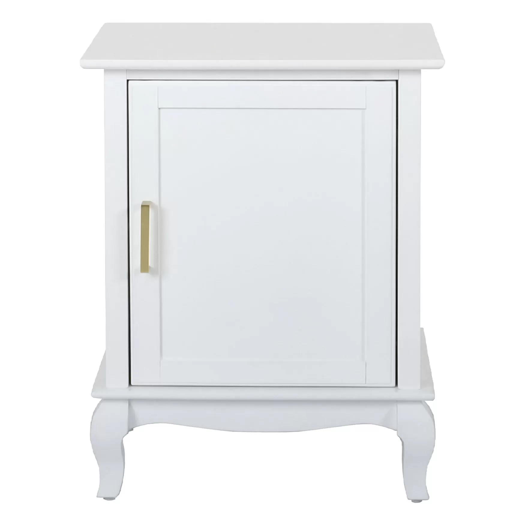 * Grace Mitchell Scarlett White 1-Door Cabinet Promotion Outlet