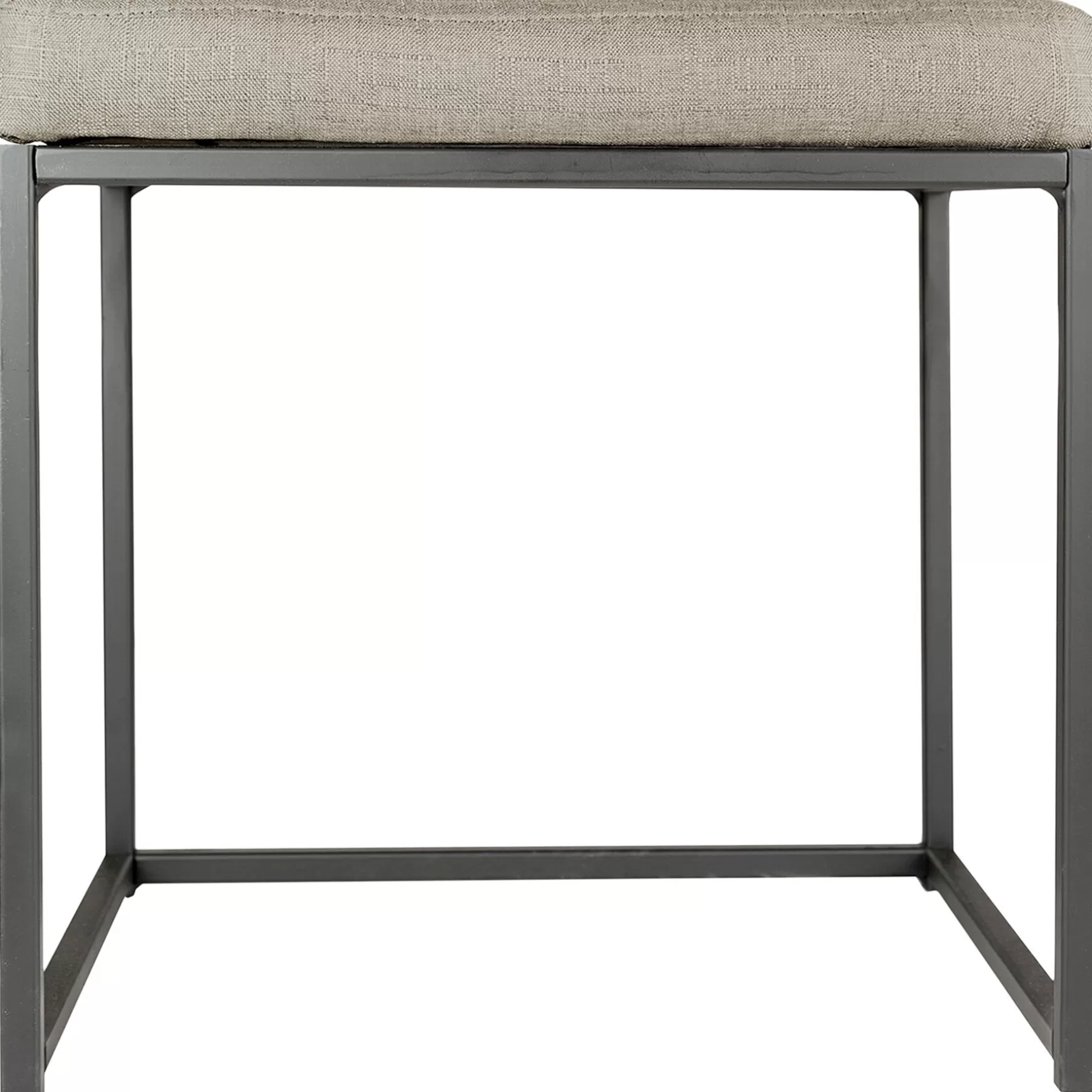 * Grey Rectangle Vanity Stool Premium Cheap