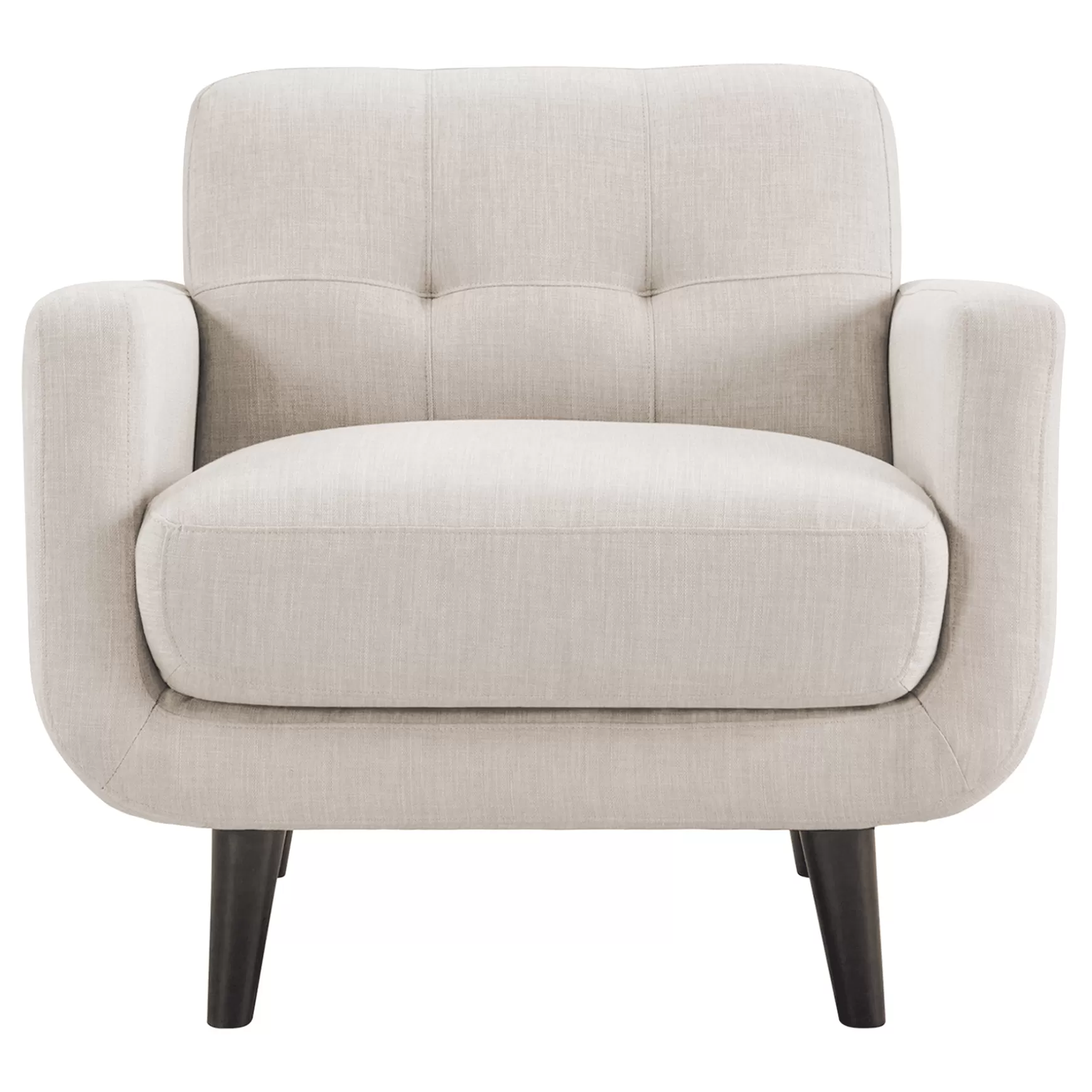 * Hadley Tufted Back Accent Chair, Taupe Opening Sales Store