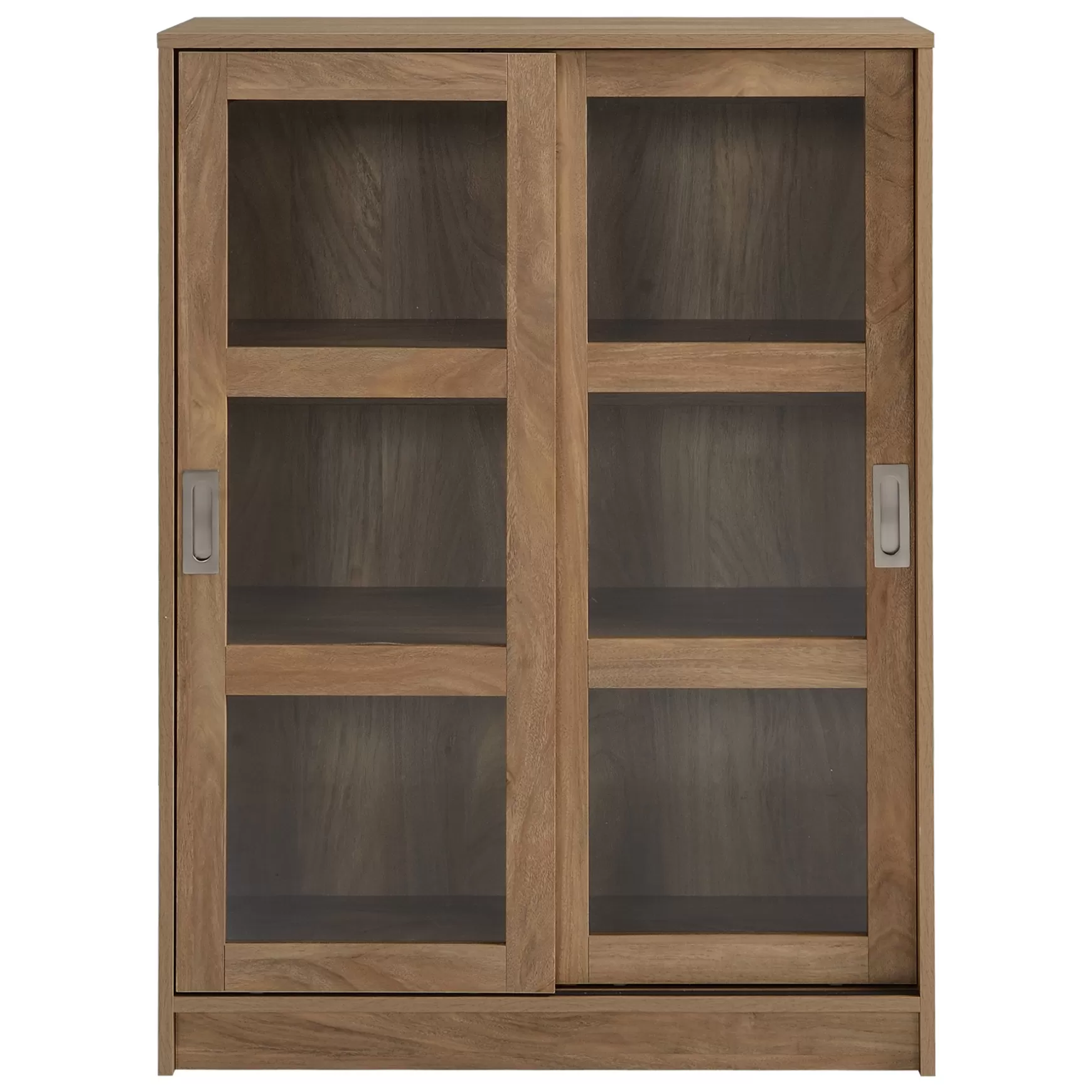 * Honeybloom Fullerton 3-Shelf Sliding Door Cabinet Outlet Store