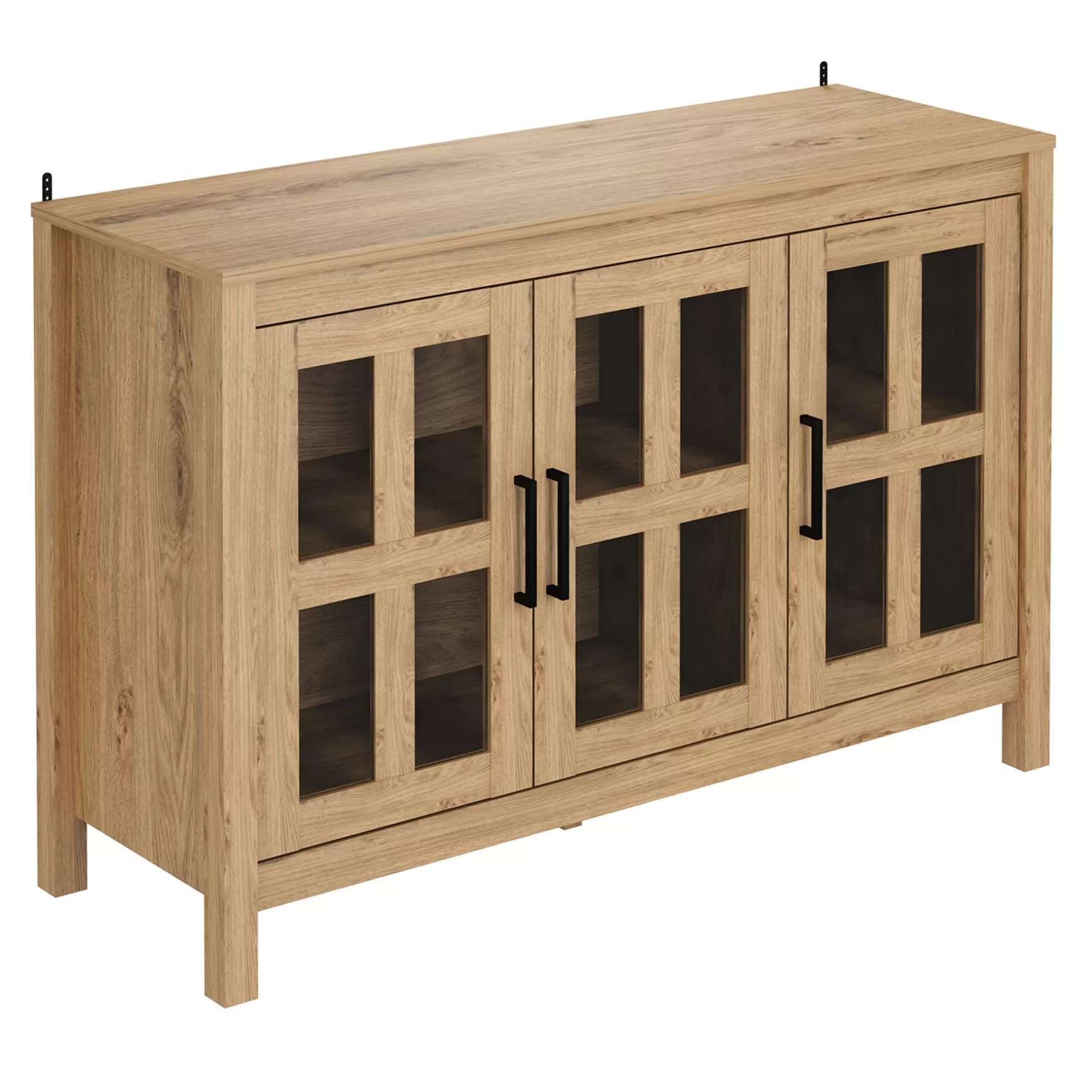 * Honeybloom Oslo 3-Door Cabinet Discount Sale