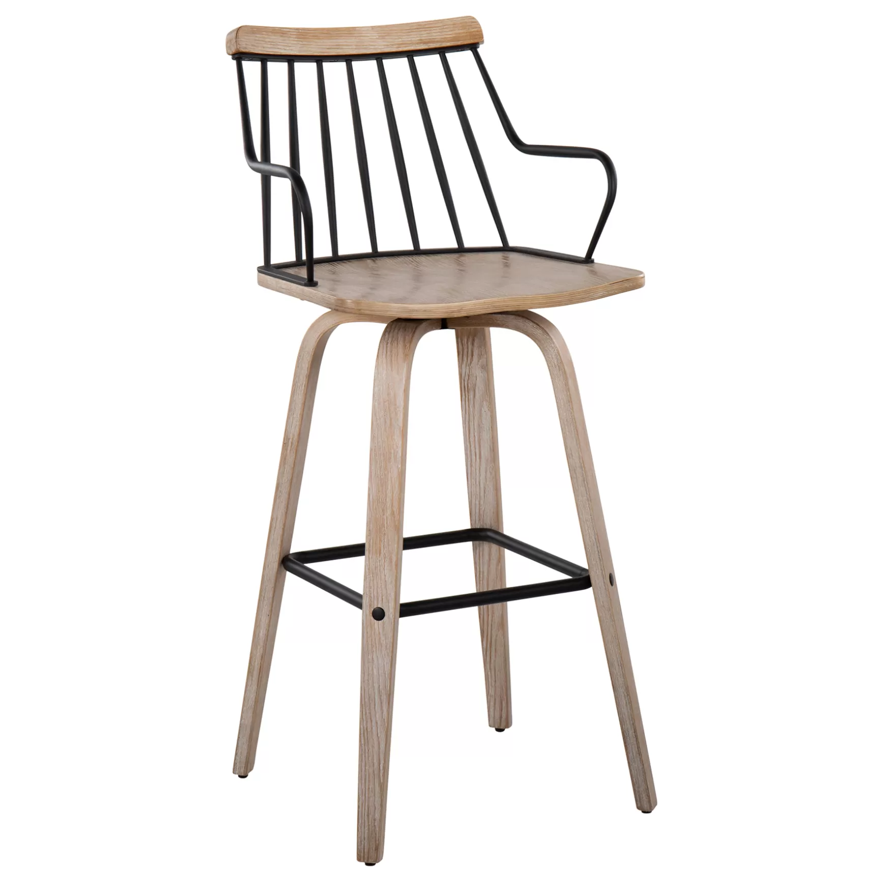 * Honeybloom Whitley Swivel Barstool Opening Sales Online