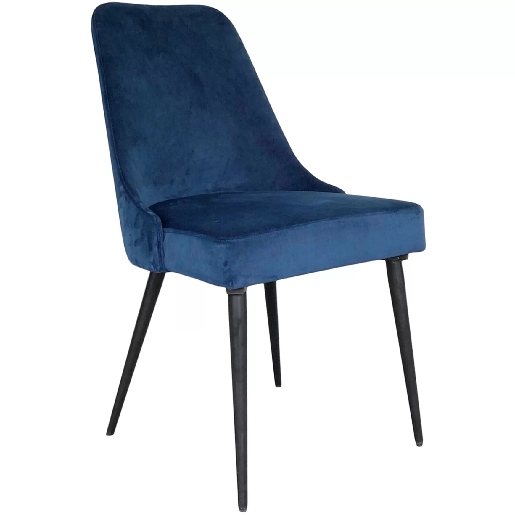 * Indigo Blue Velvet Dining Chair Premium Best Sale