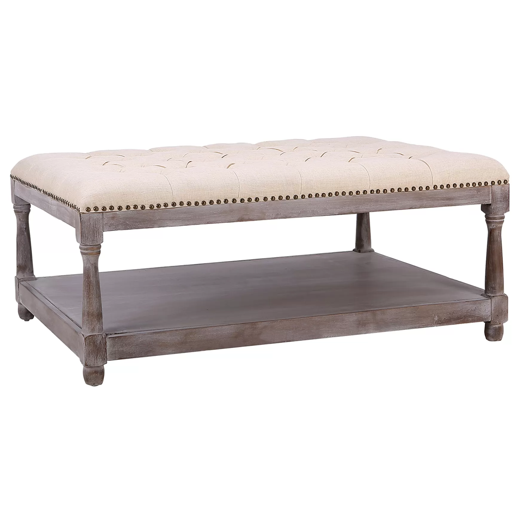 * Jardan Tufted Ottoman Natural Kd Opening Sales Online