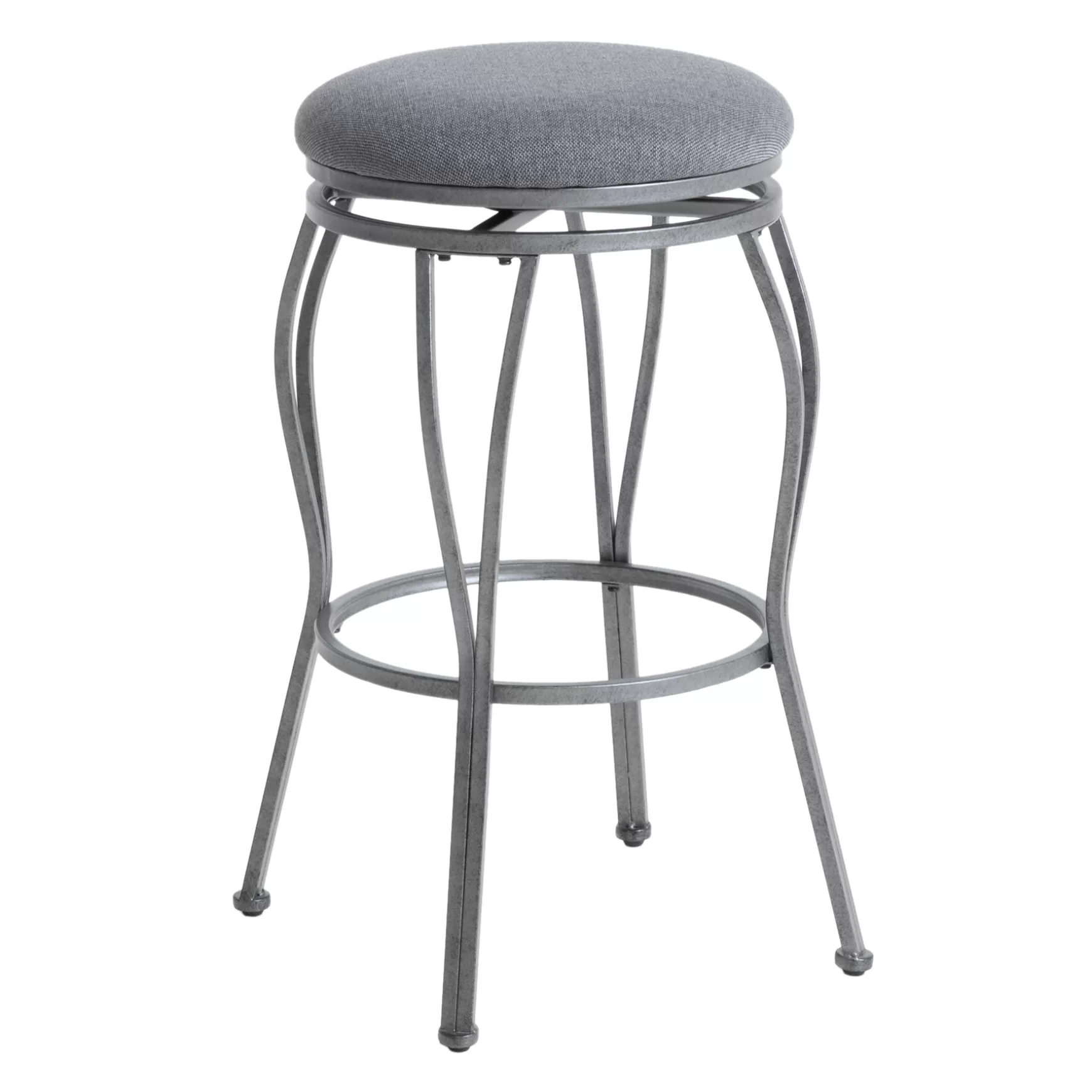 * Joseph Light Grey Backless Barstool, 29 Bargain Sale Best