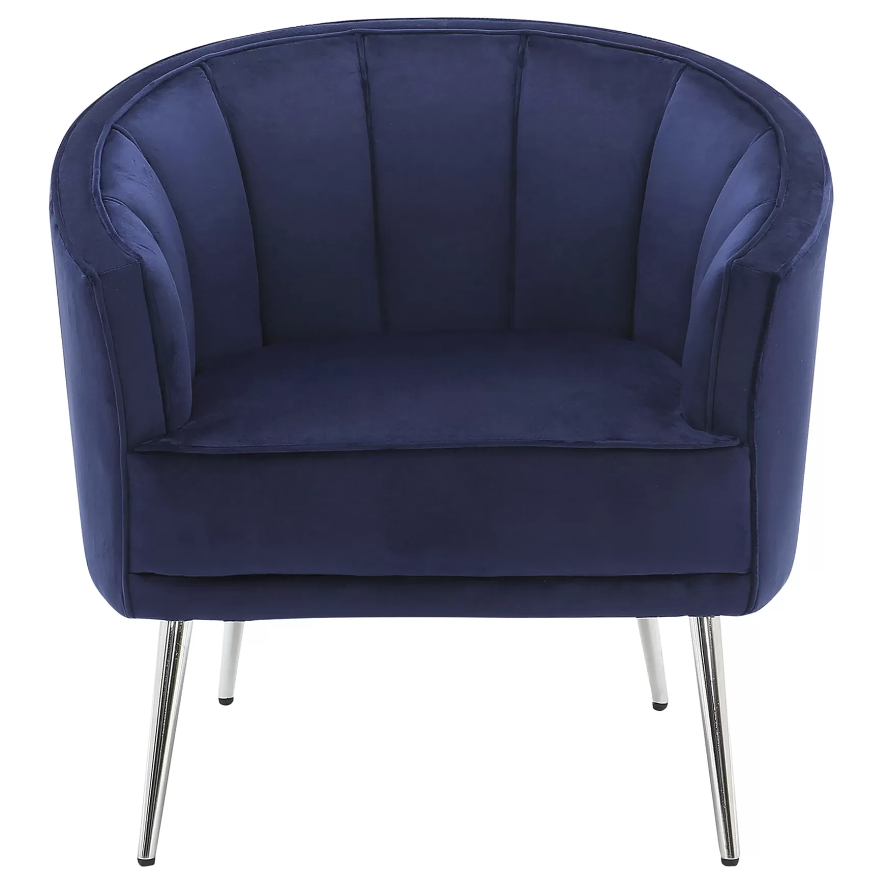 * Laila Ali Avani Blue Velvet Accent Chair Opening Sales Shop