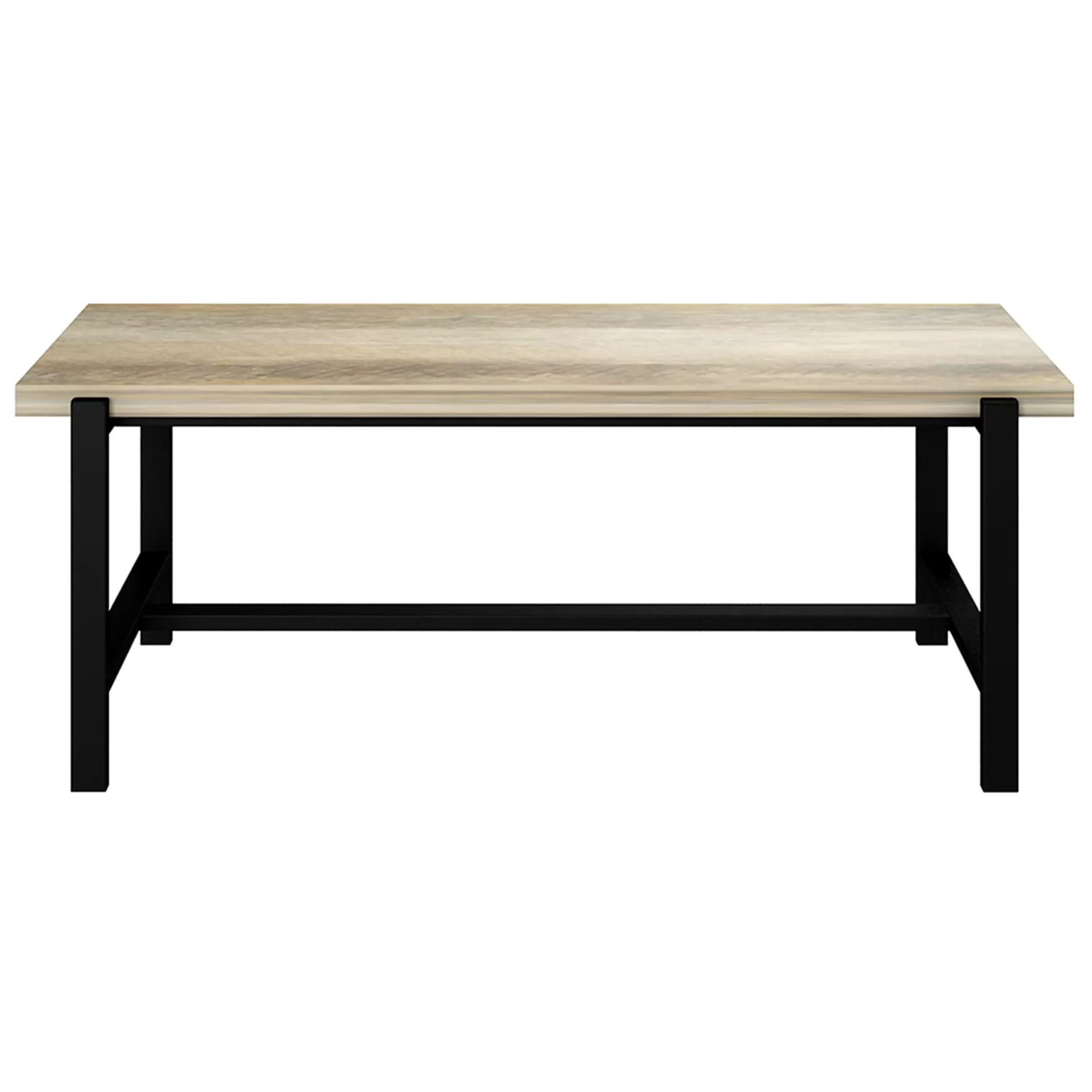 * Loggy Wood & Metal Dining Bench, 47 Less Expensive Shop