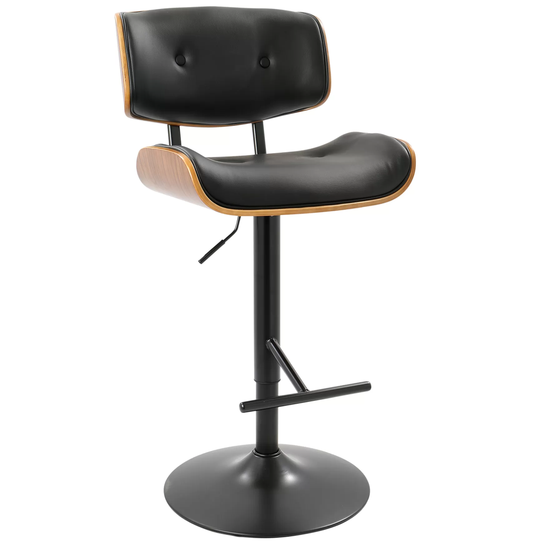 * Lombardi Adjustable Faux Leather Barstool Kd Opening Sales Sale