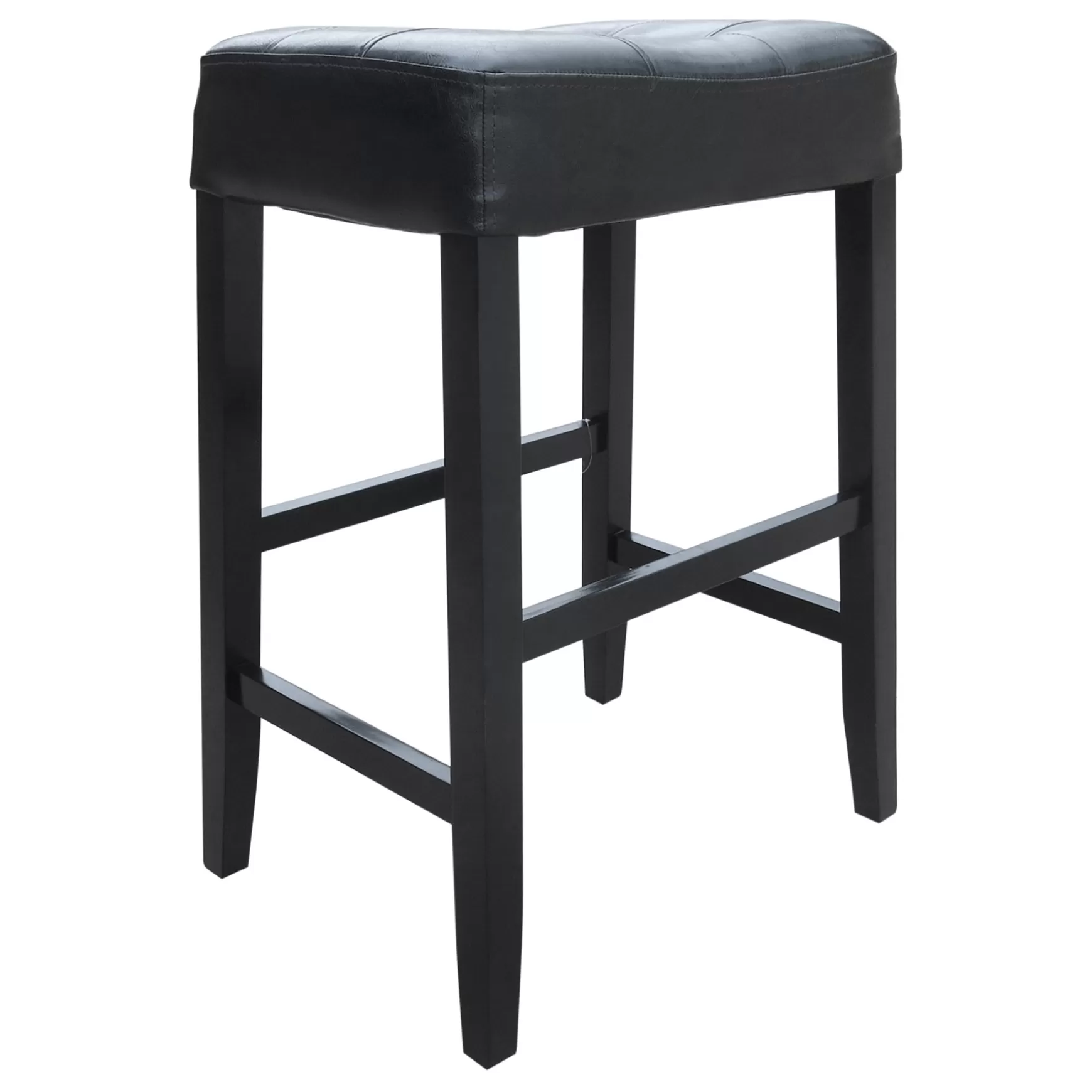 * Madison Black Backless Barstool, 29 Outlet Sale