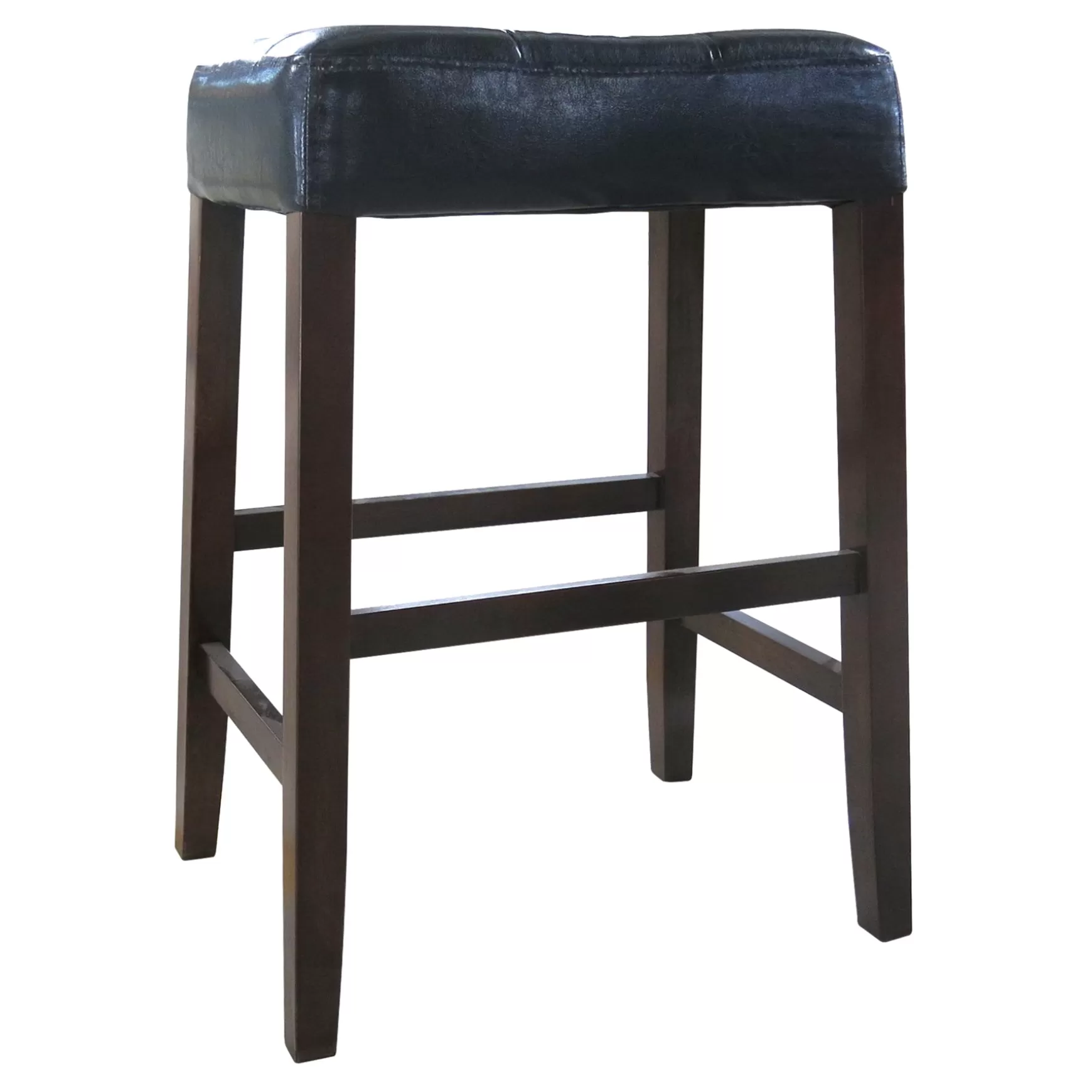 * Madison Brown Backless Barstool, 29 Discount Flash Sale