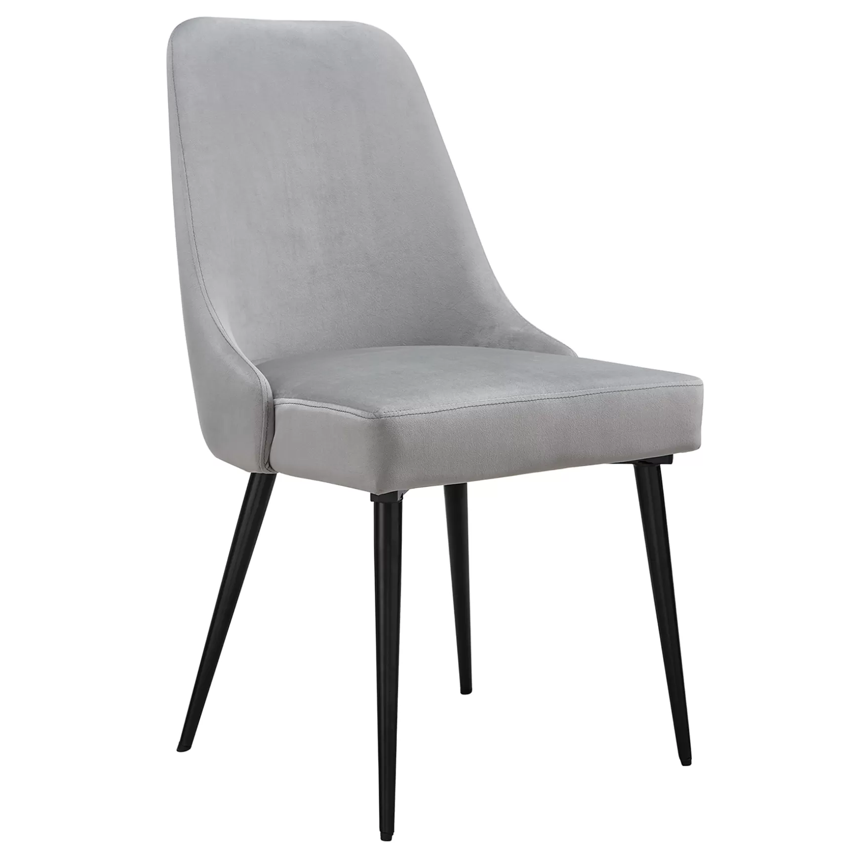 * Mereen Velvet Dining Chair, Grey Premium Cheap