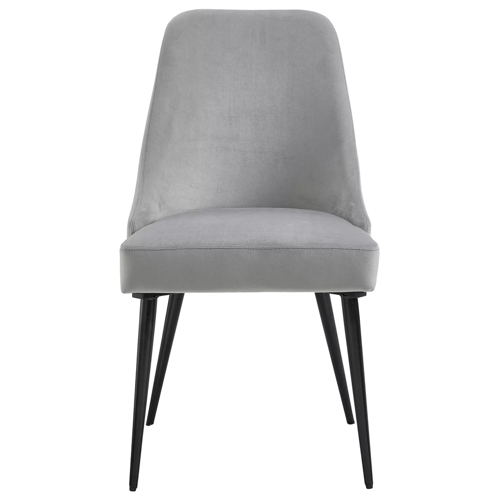 * Mereen Velvet Dining Chair, Grey Premium Cheap