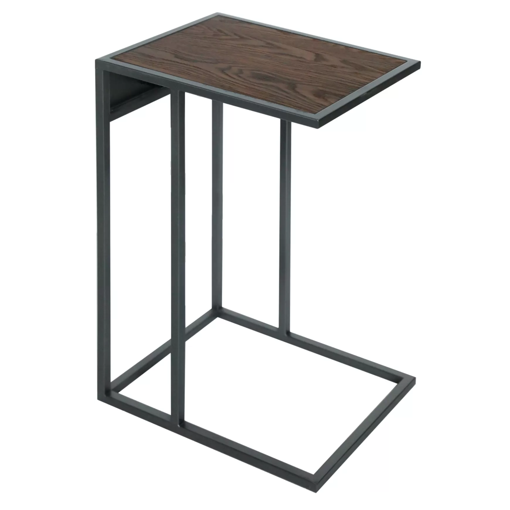 * Metal C-Table With Usb Port, Brown Promotion Fashion