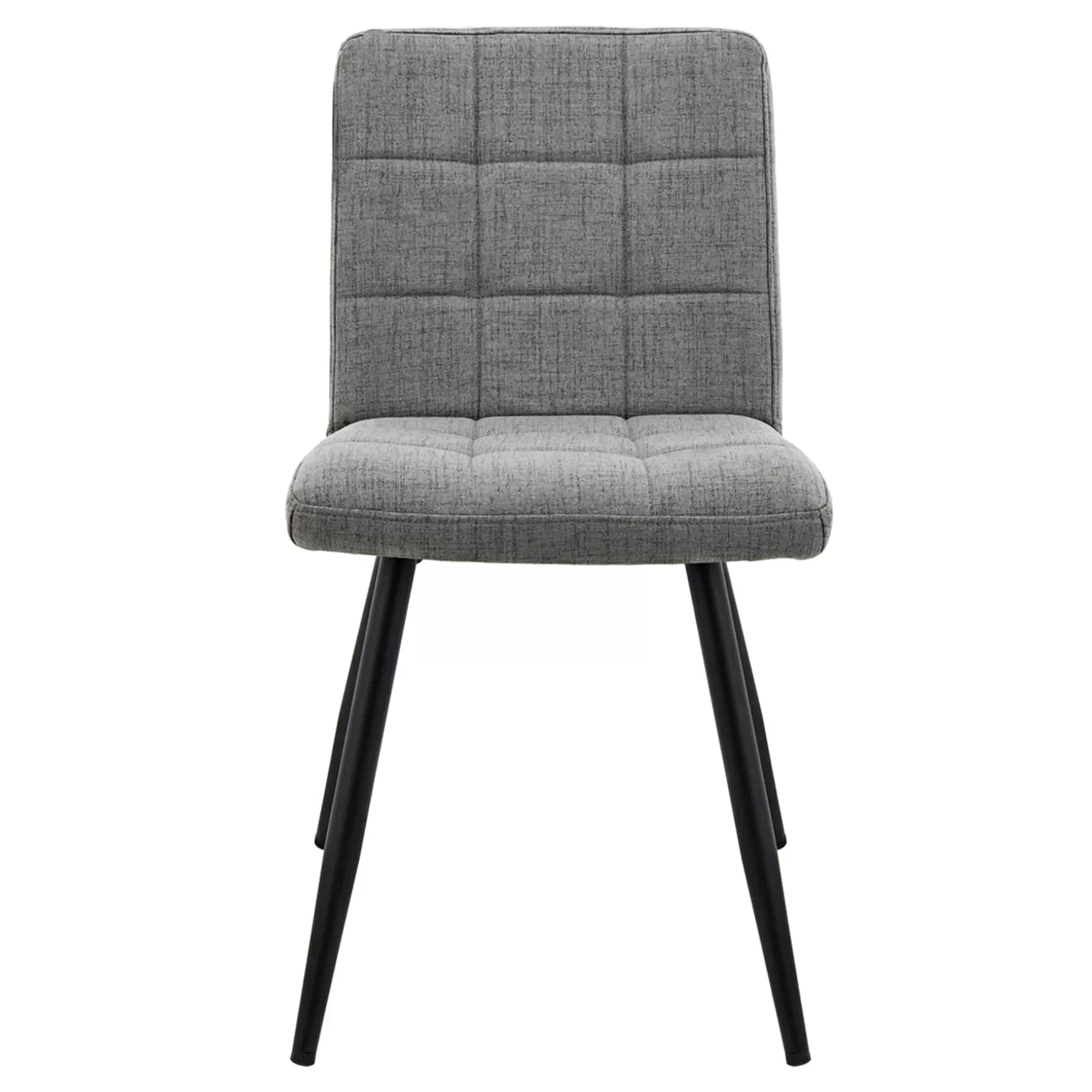 * Mia Grey Quilted Dining Chair Discount Store