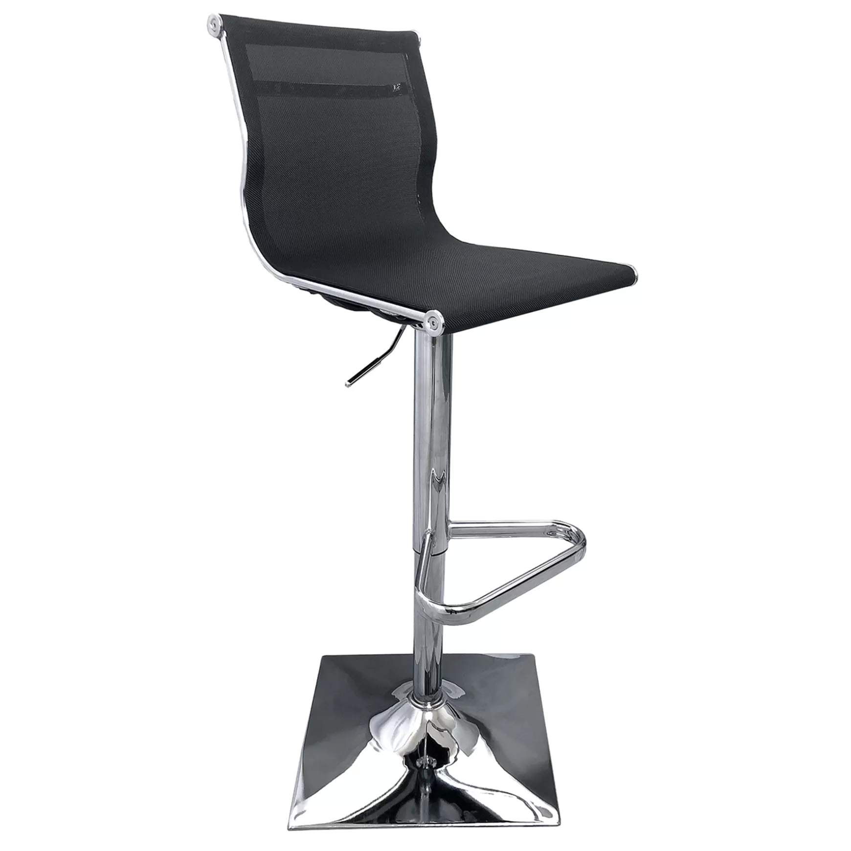 * Micah Adjustable Barstool, Black Low Price Cheap