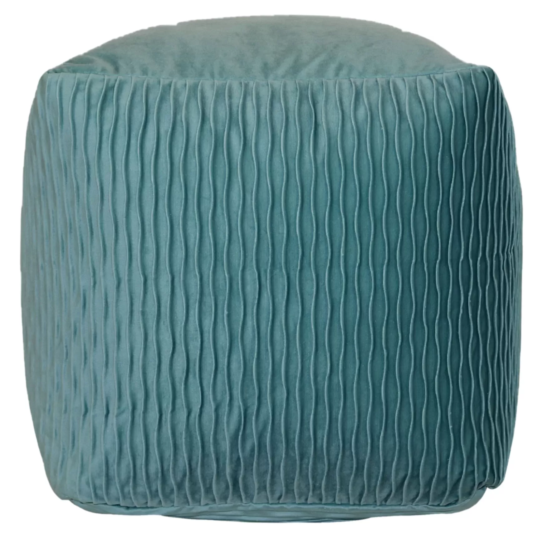 * Mineral Blue Ripple Pouf Online Discount Best