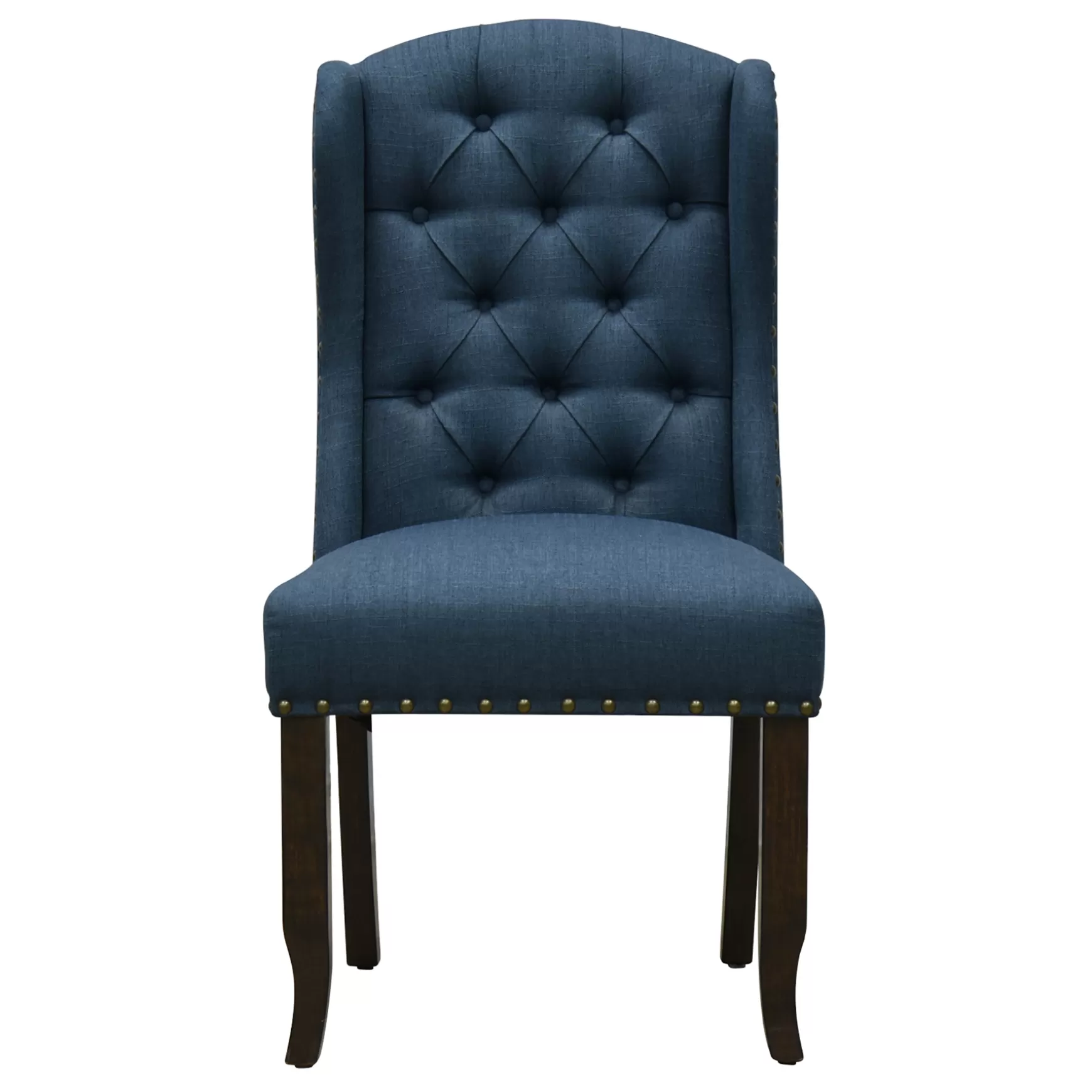 * Providence Aahmad Winged Dining Chair, Azure Low Price Shop