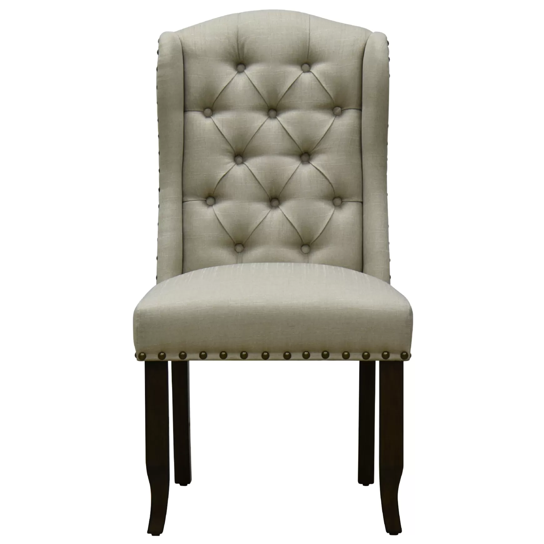 * Providence Aahmad Winged Dining Chair, Beige Promotion Best Sale