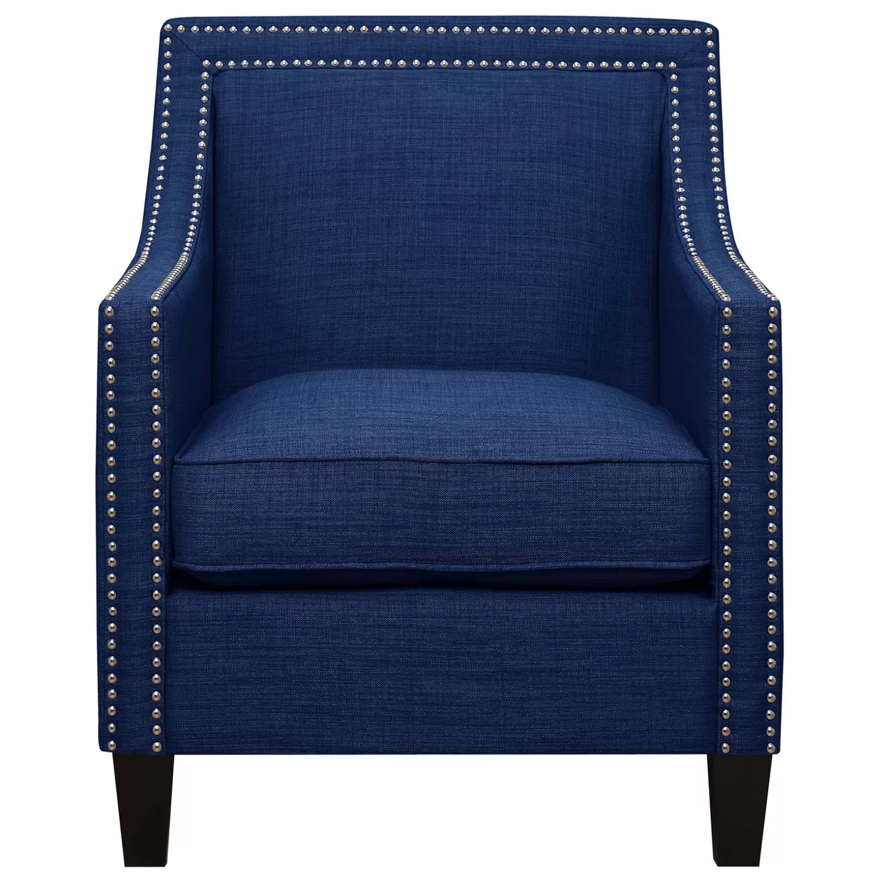 * Providence Erica Studded Accent Chair, Blue Outlet Fashion