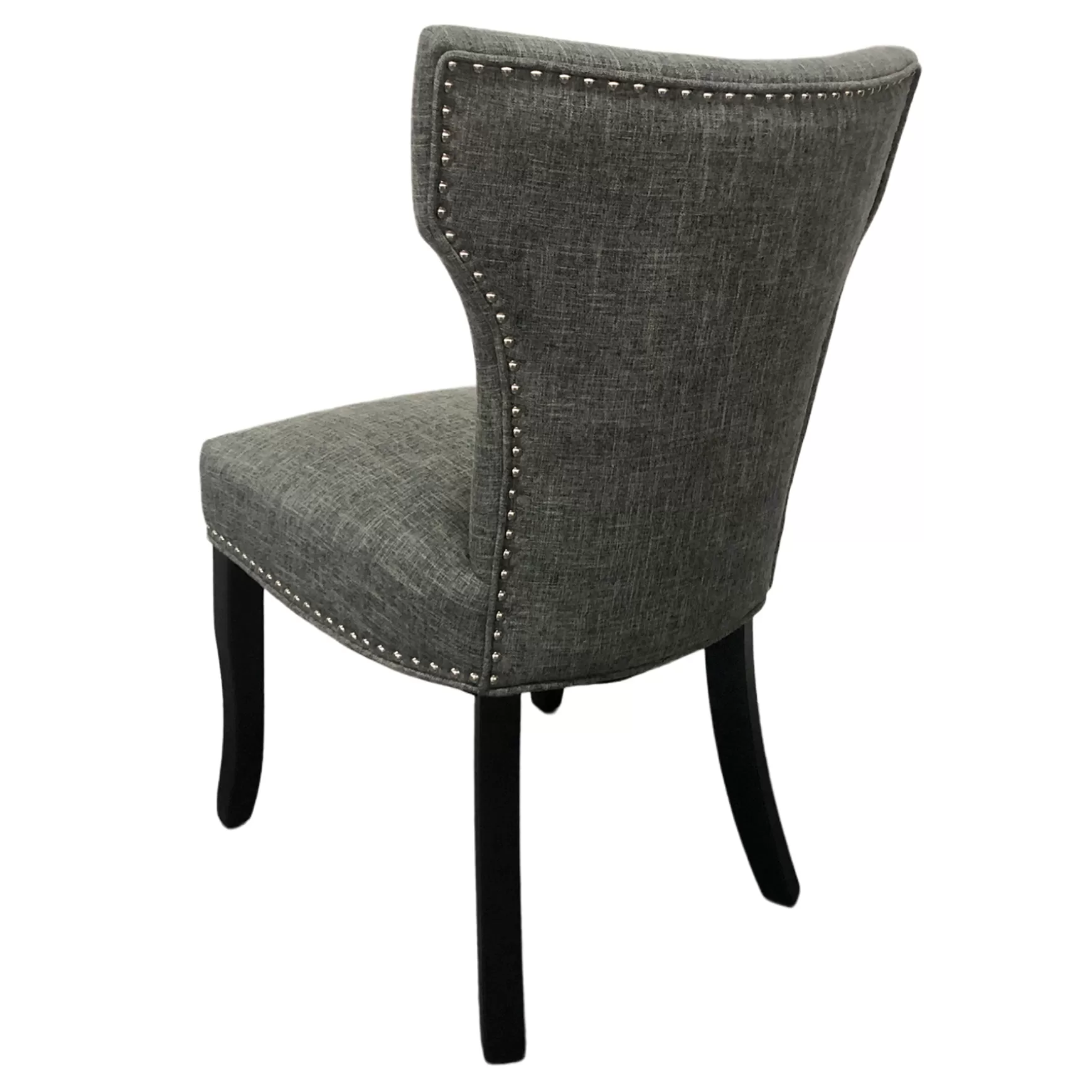 * Providence Jhene Ii Studded Back Dining Chair, Grey Discount Online Flash Sale