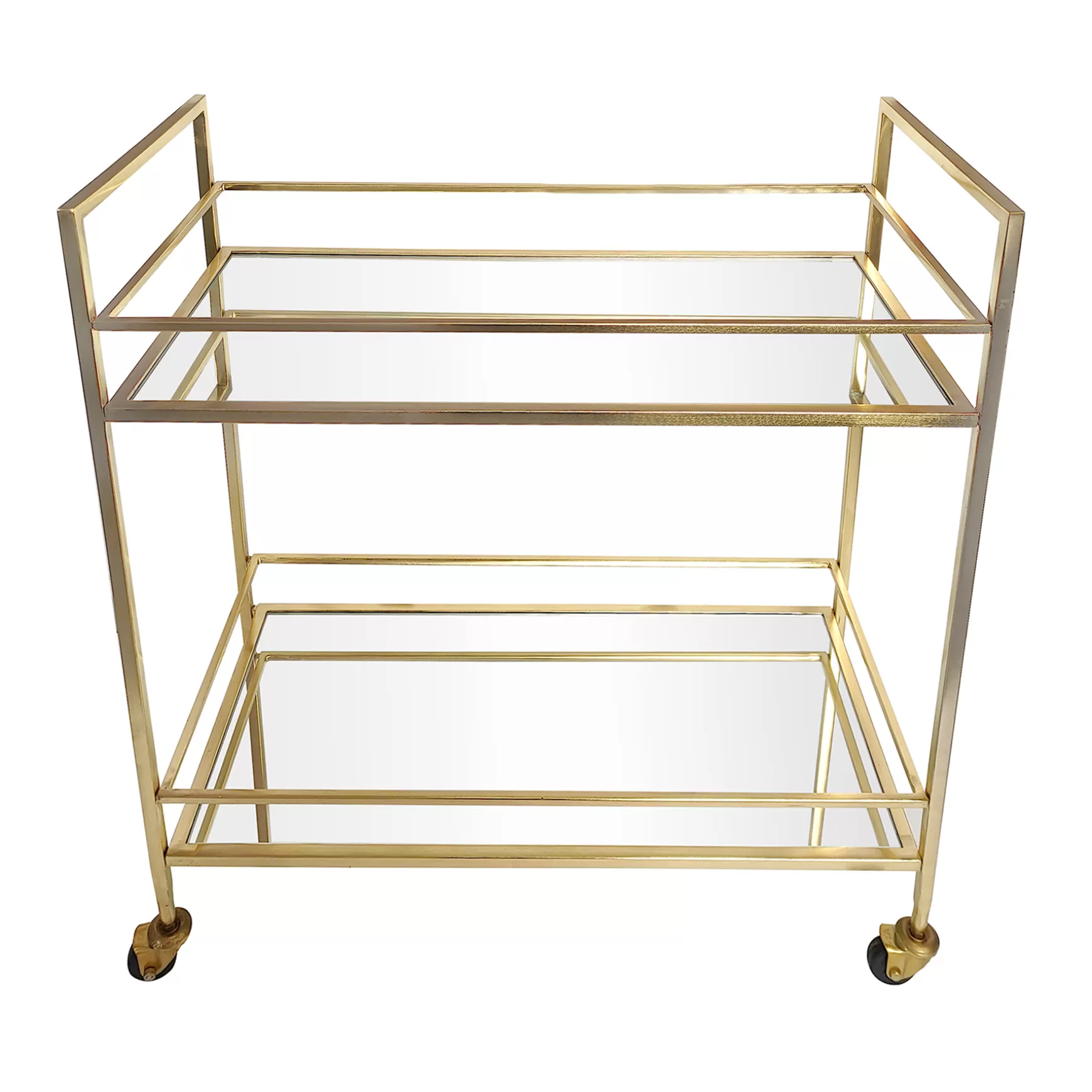 * Providence Regina Gold Mirror Bar Cart Exquisite Gifts Cheap