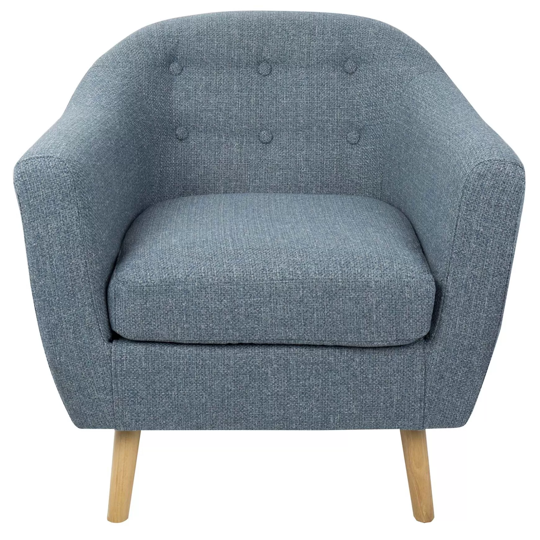 * Rockwell Blue Mid-Century Modern Accent Chair Opening Sales Shop