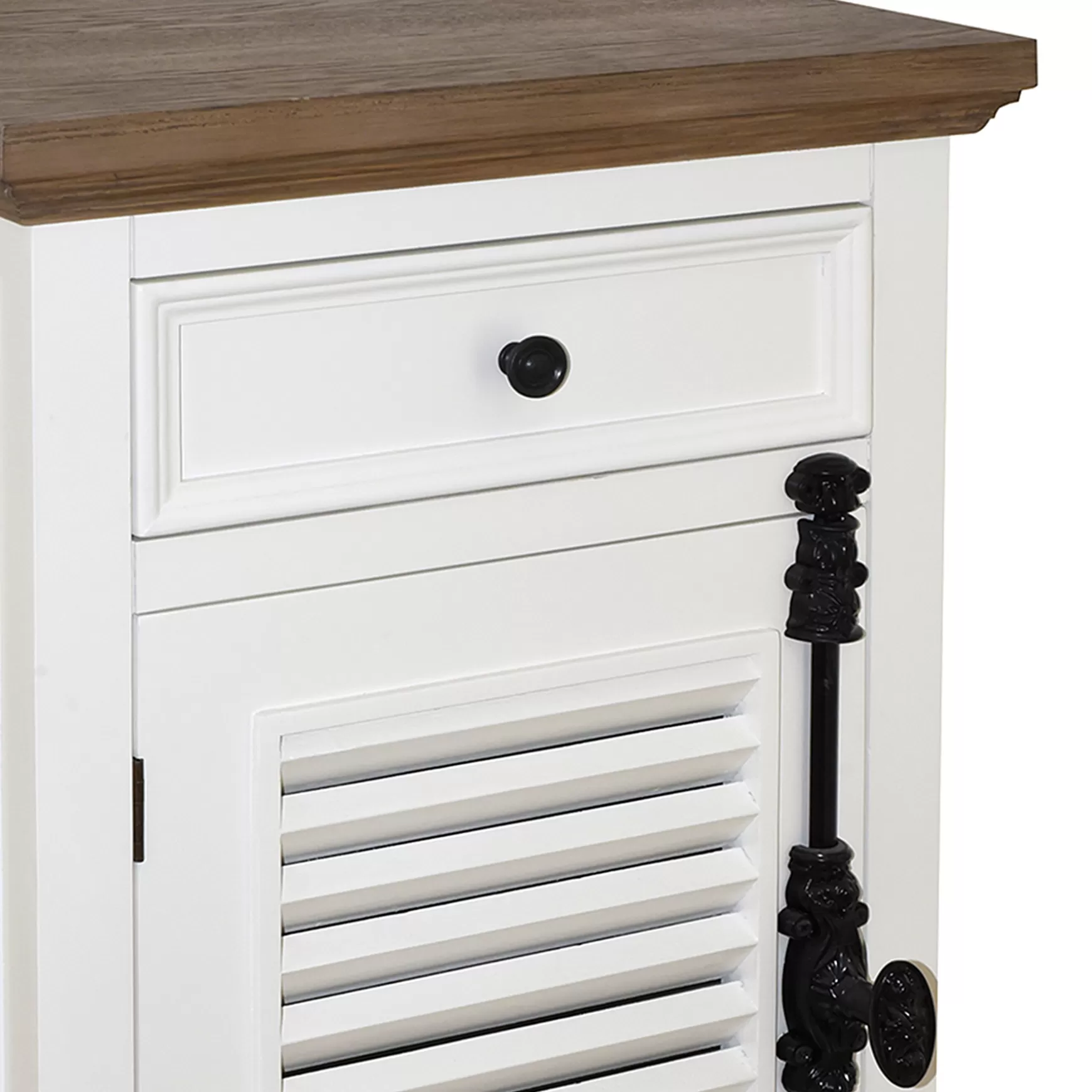 * Sharon White Accent Cabinet Clearance Flash Sale