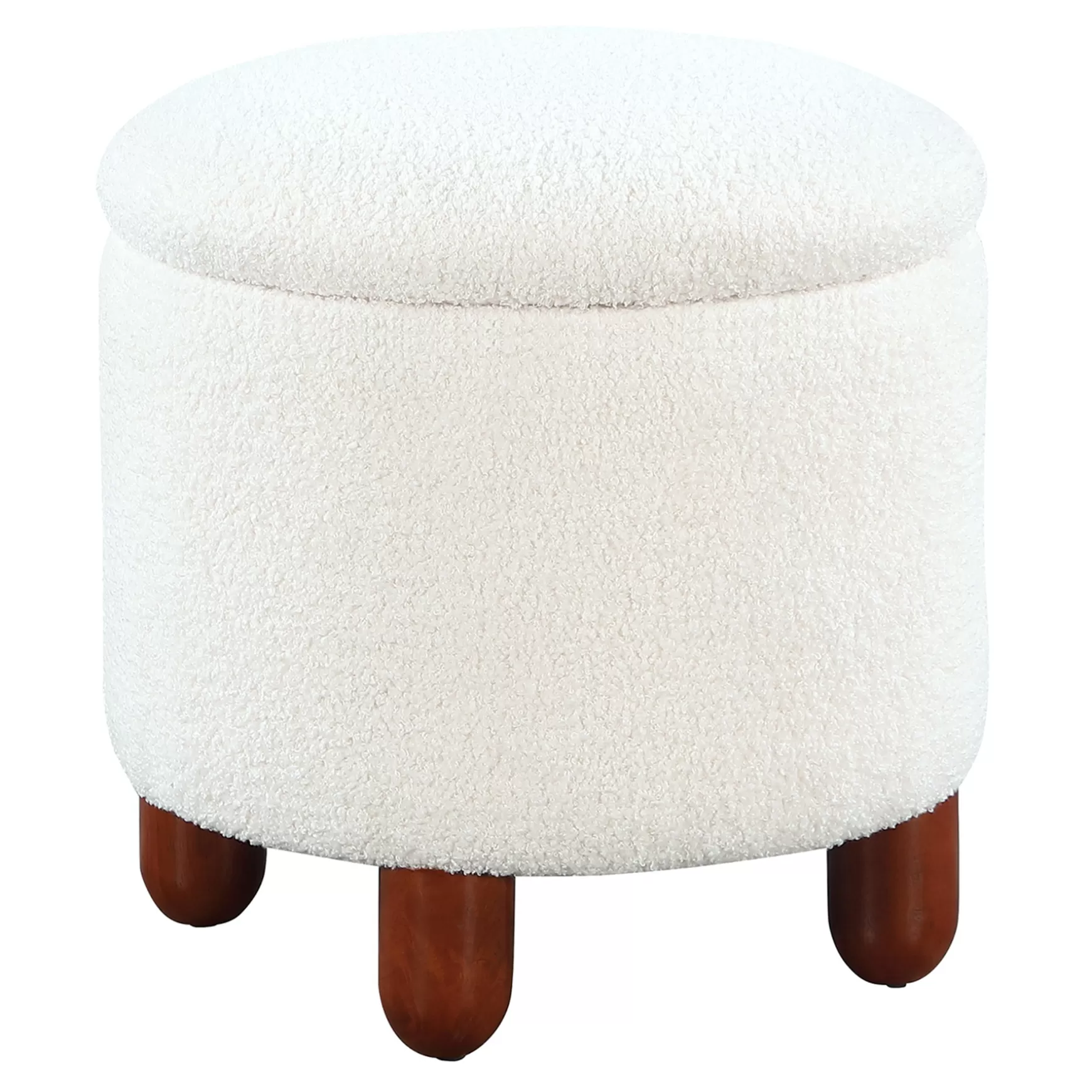 * Shay White Storage Ottoman Discount Online Sale