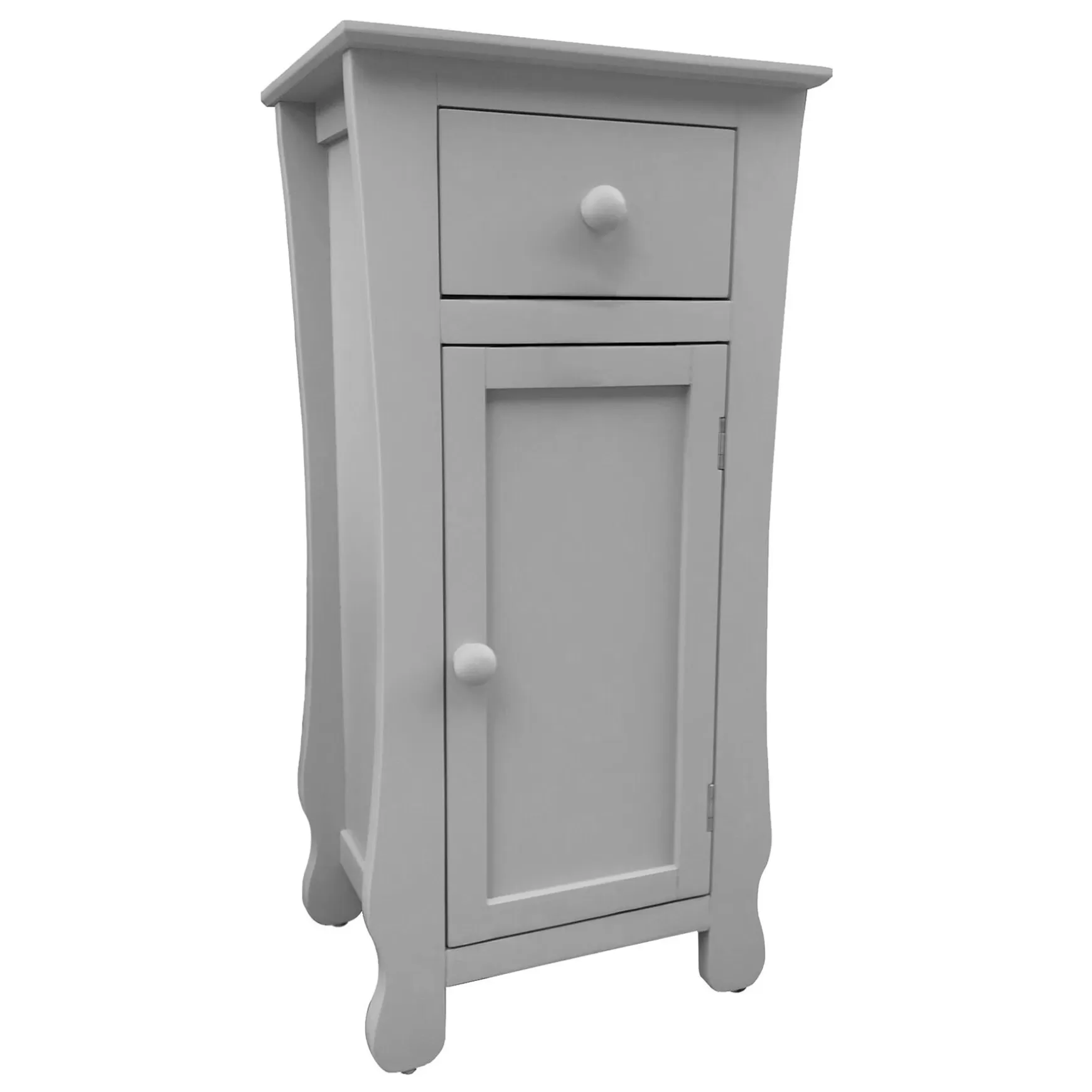 * Theodore Grey 1-Drawer Cabinet End Table, 29 Premium Shop