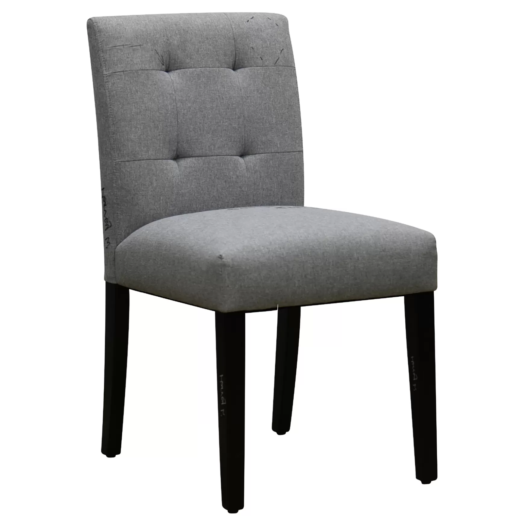 * Tufted Dining Chair, Grey Flash Sale Flash Sale