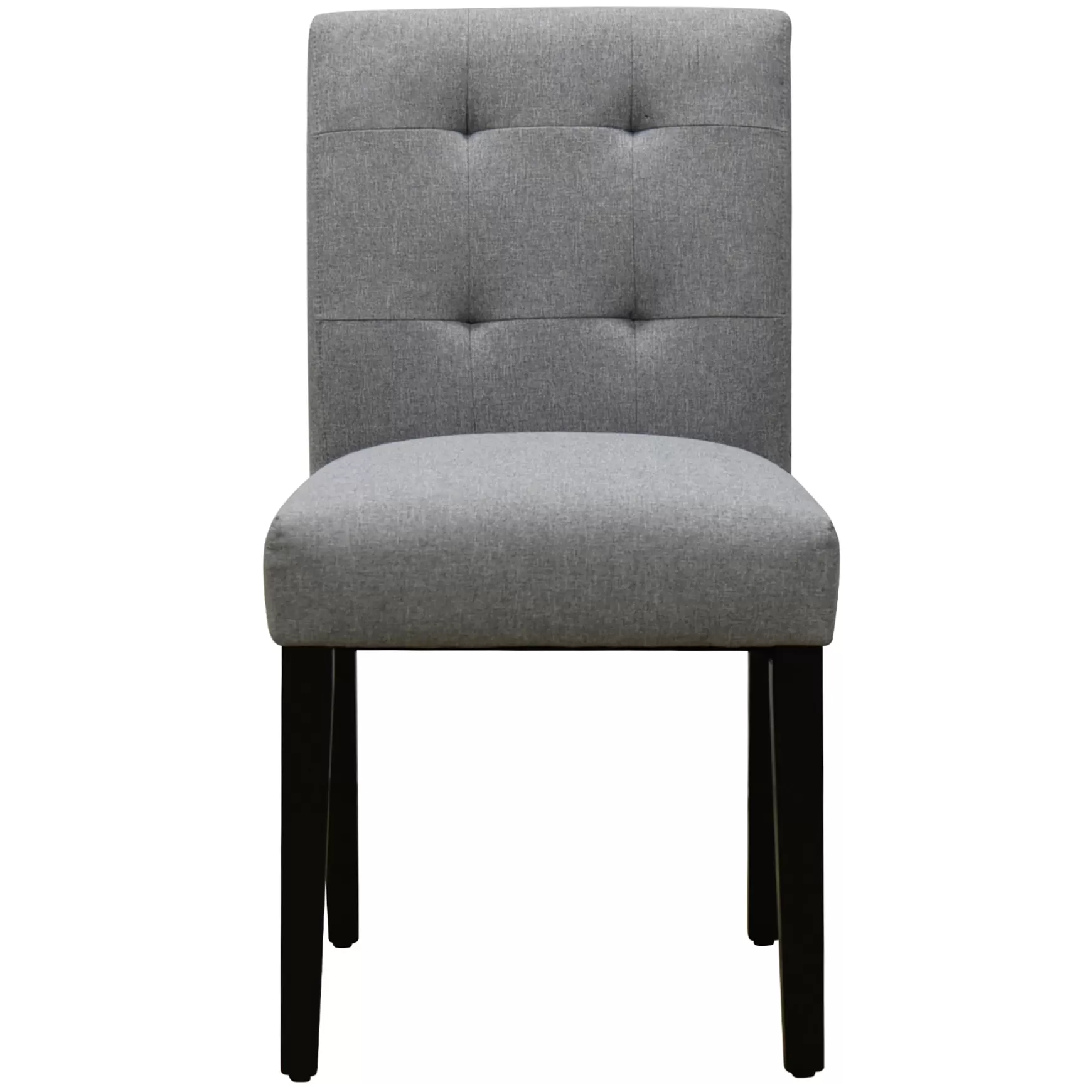 * Tufted Dining Chair, Grey Flash Sale Flash Sale