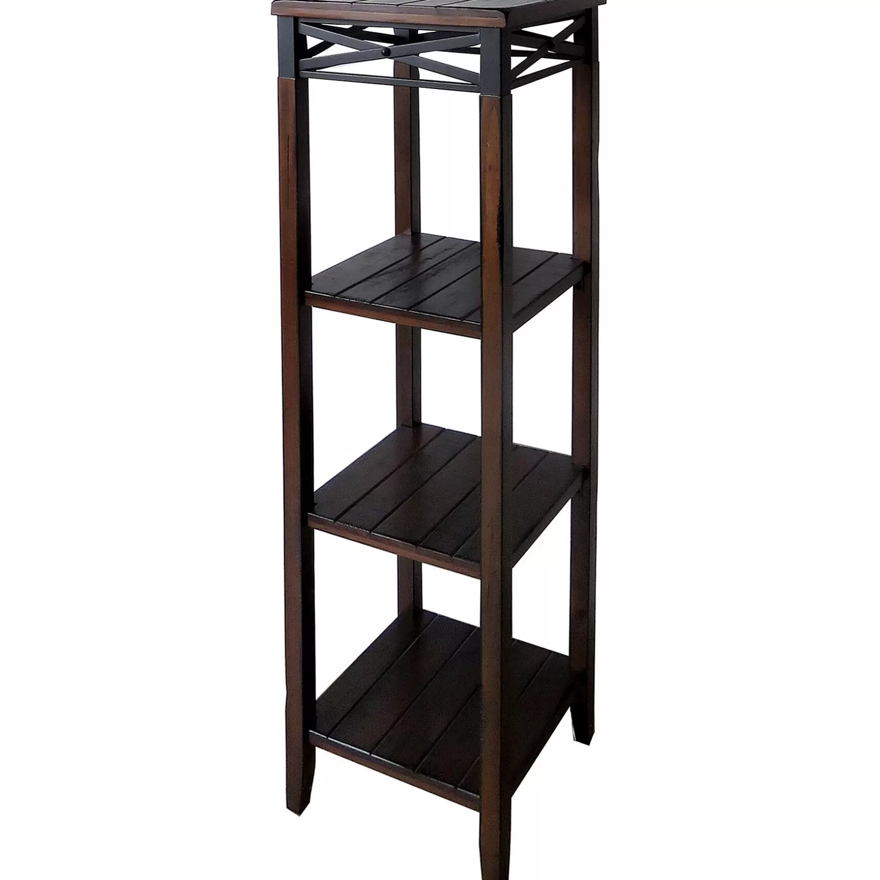 * Wood And Metal X Band Plant Stand Discount Online Discount